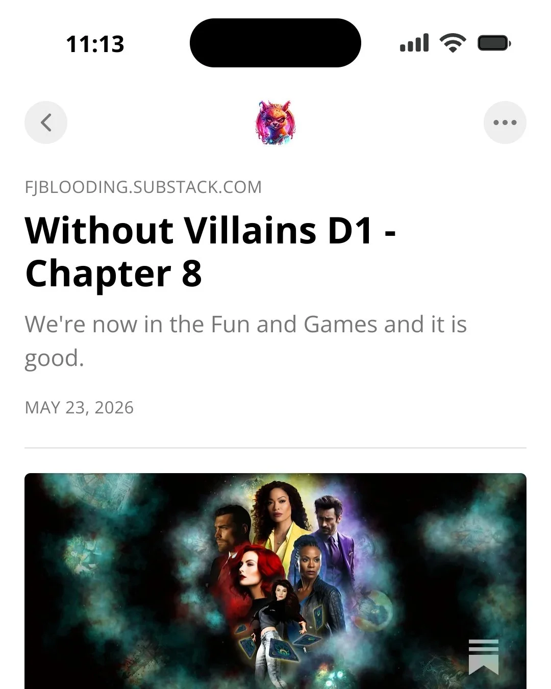 What does it cost to get a seat at the table when the table was built to keep you out?
Chapter 8 of Without Villains is live. Victoria walks into a tower full of women with real power and walks out owned. October reports what she saw &mdash; and find