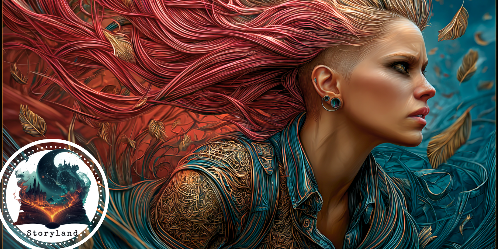 a story of a woman rebelling against rules of society, her hair whipping in the wind, the garbage of her past flowing around her