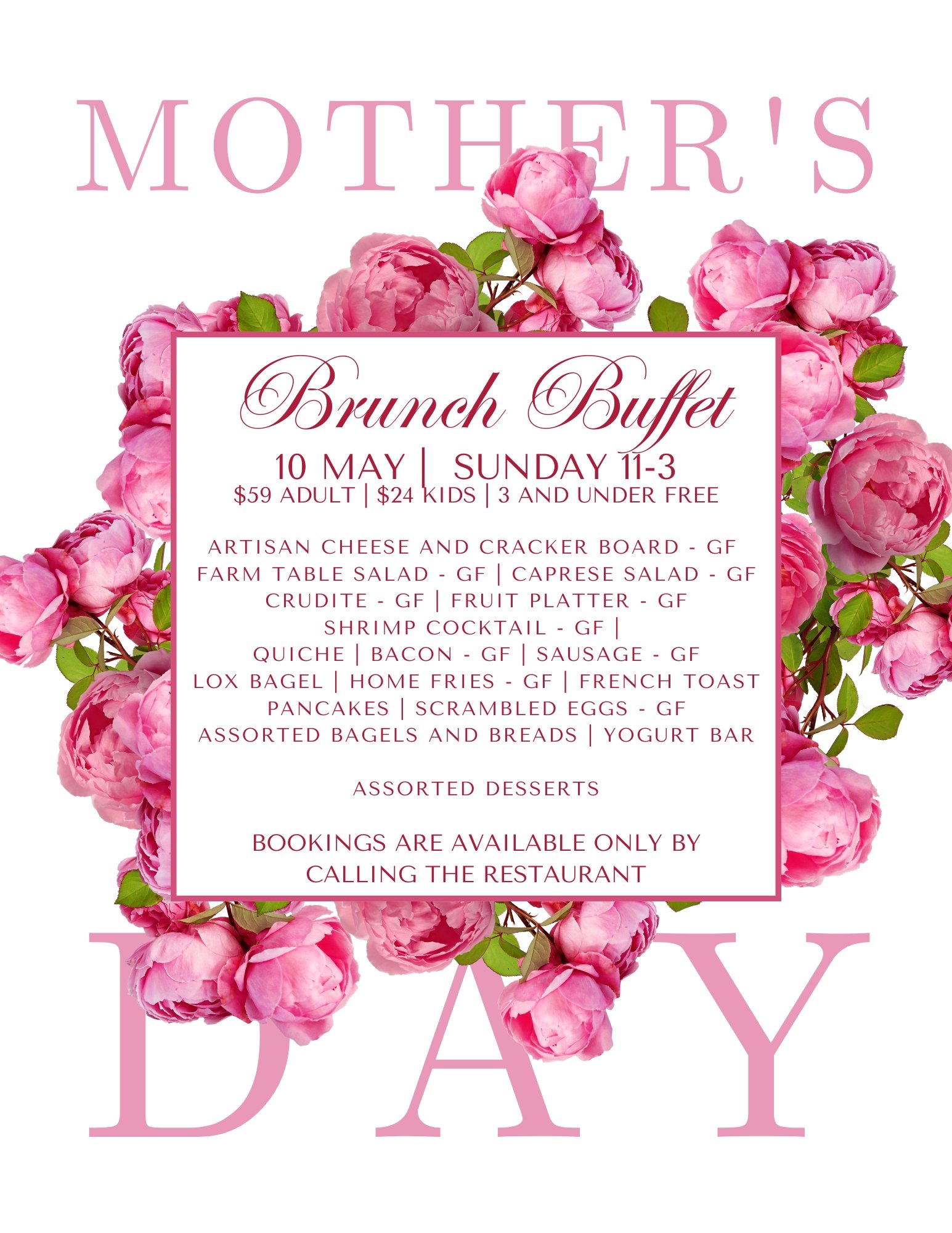 MOTHER’S DAY BUFFET