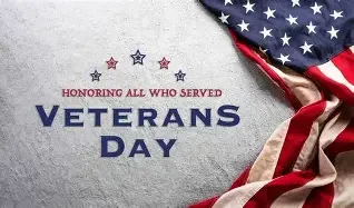 NO SCHOOL Veteran's Day