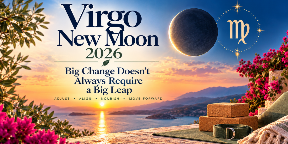 2026 Virgo New Moon: Big Change Doesn't Always Require a Big Leap