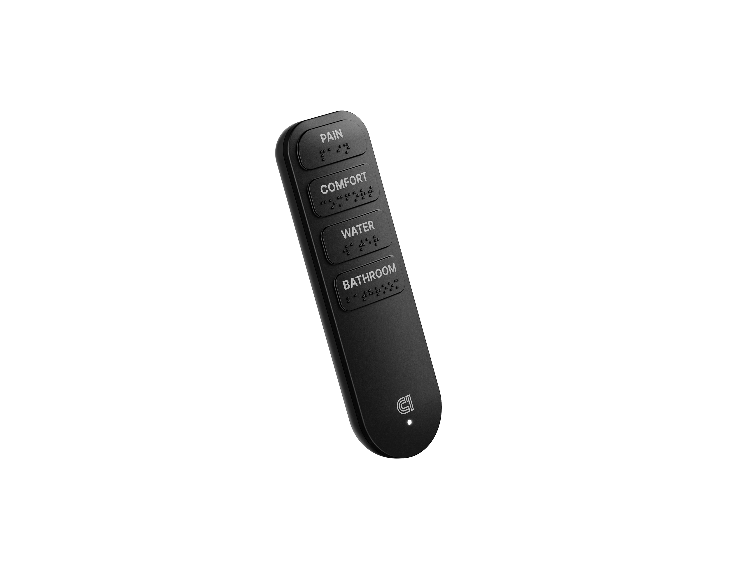 CaregiverOne remote front angle view