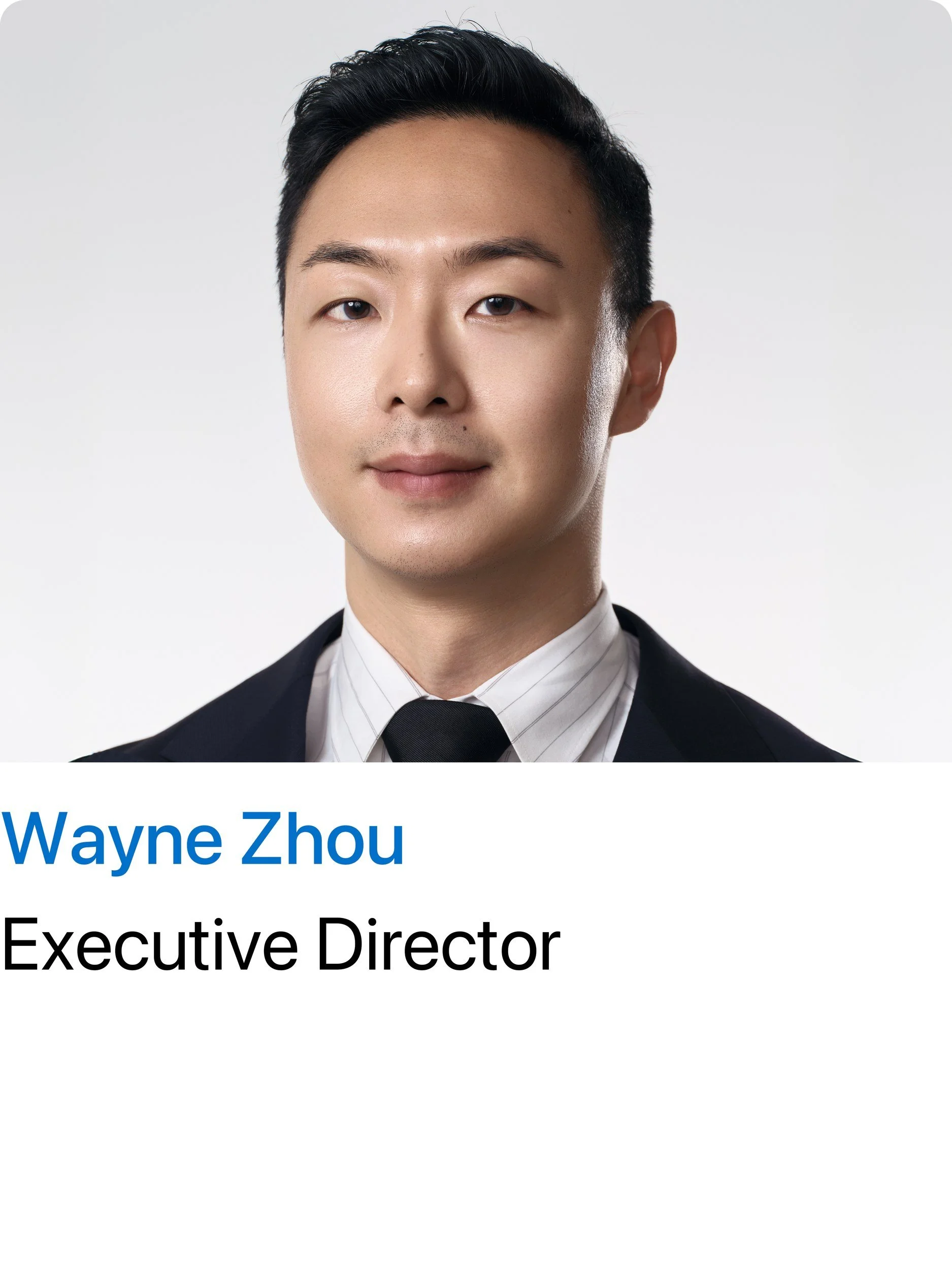 Headshot shown on the client's company website team page