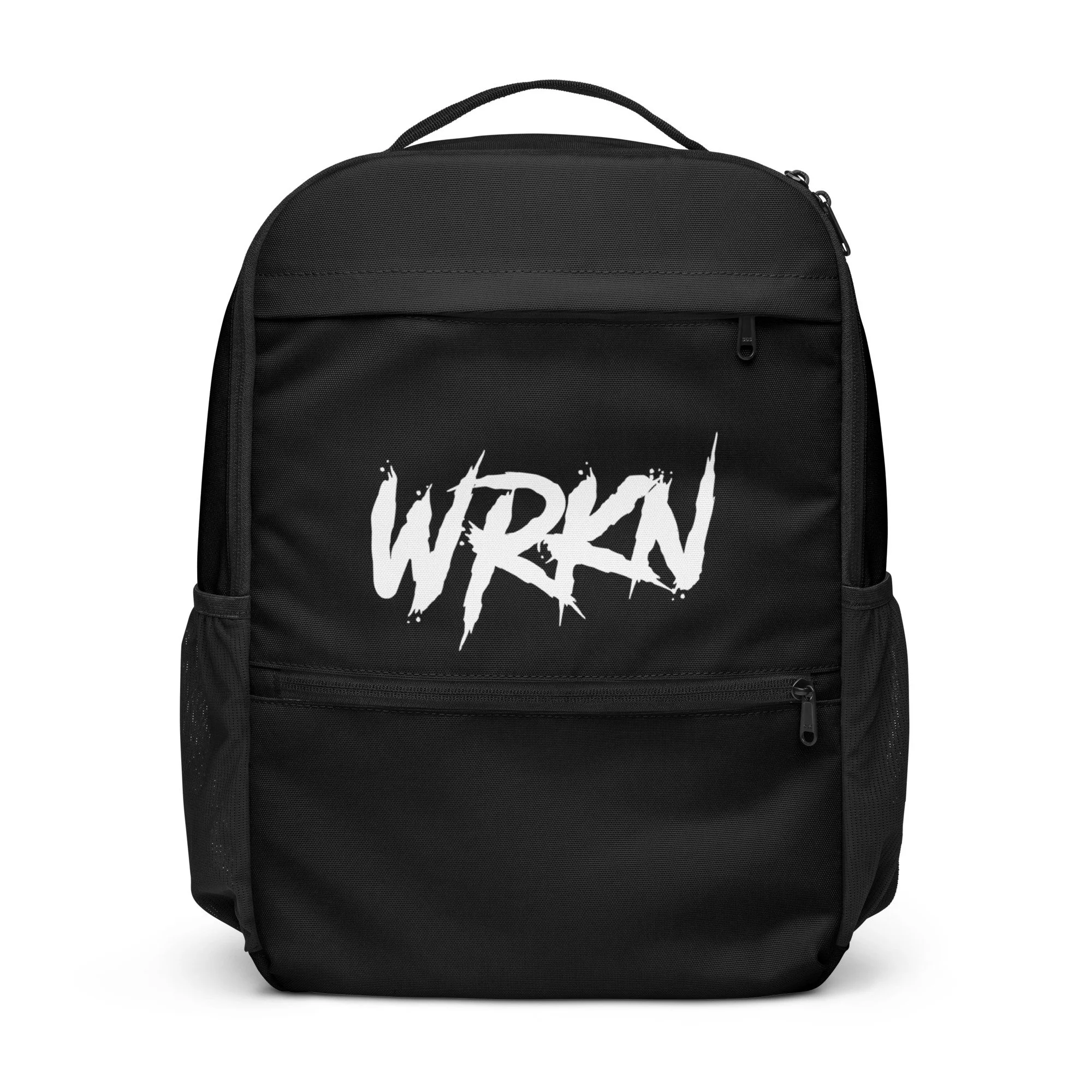 WRKN U. Backpack - white logo