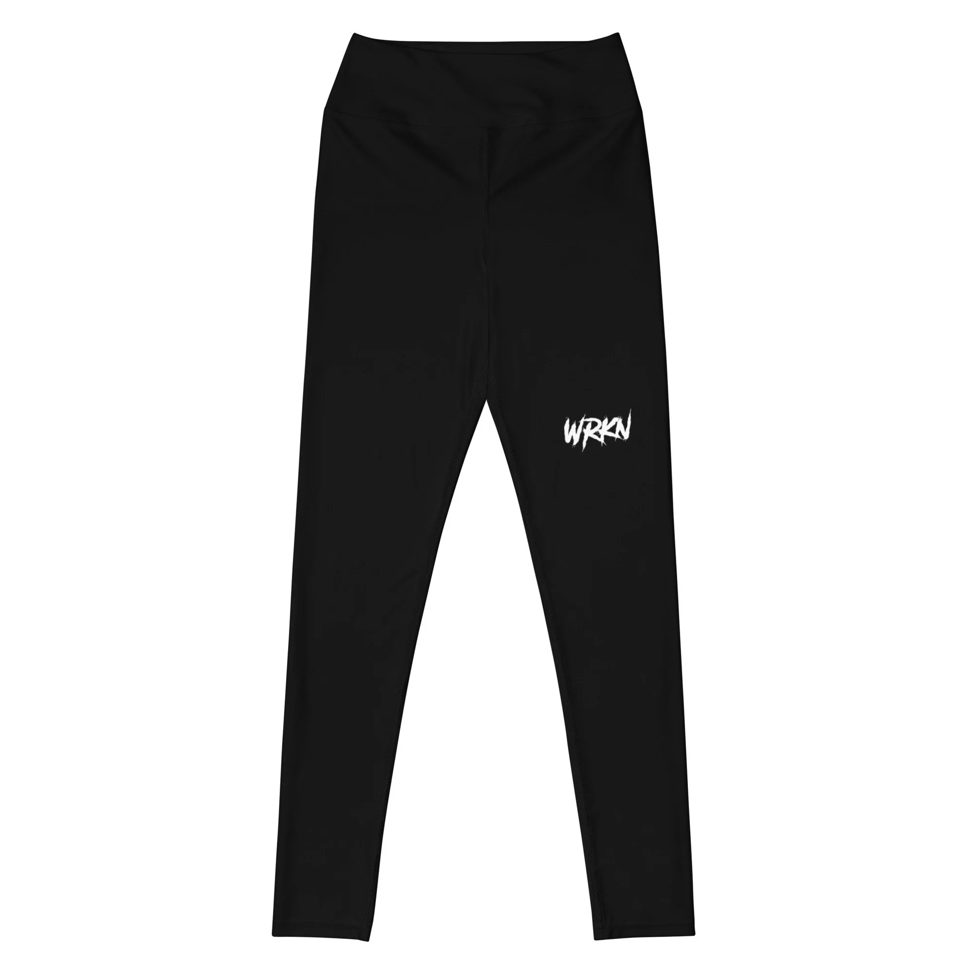 WRKN Y.1 Leggings - white logo - left leg