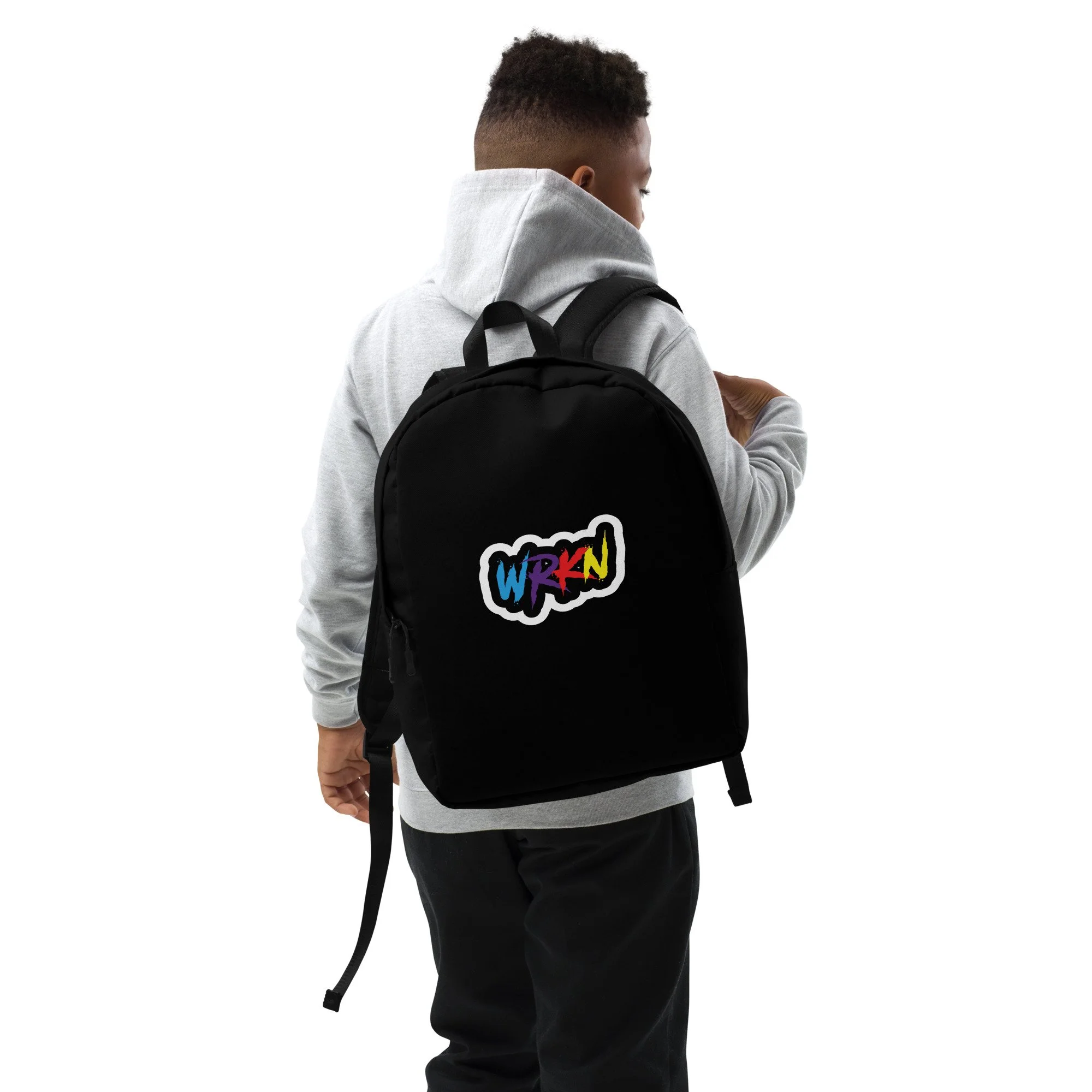 WRKN M. Backpack - multi color logo
