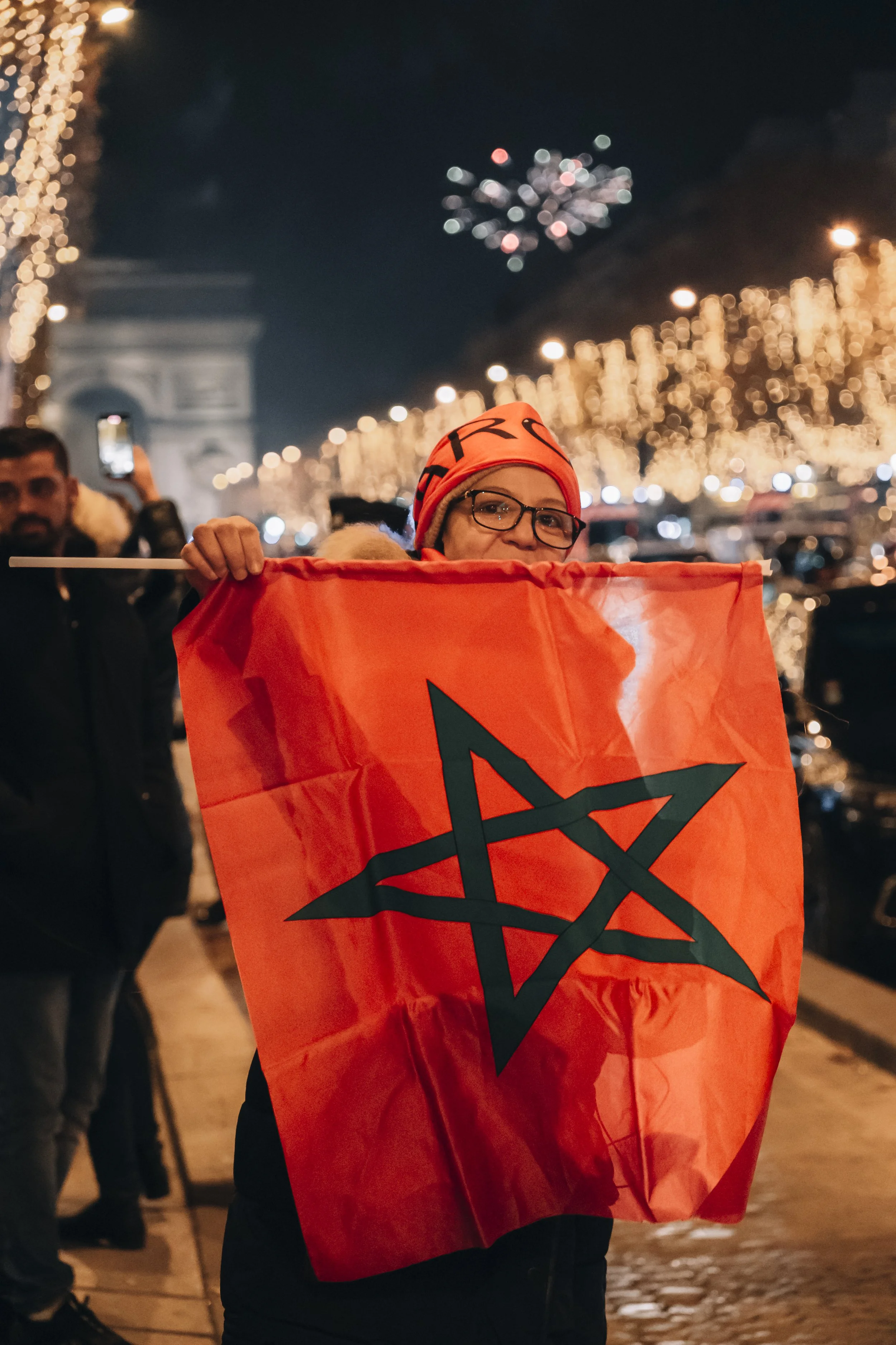 Paris, Moroccan victory in World Cup 2022