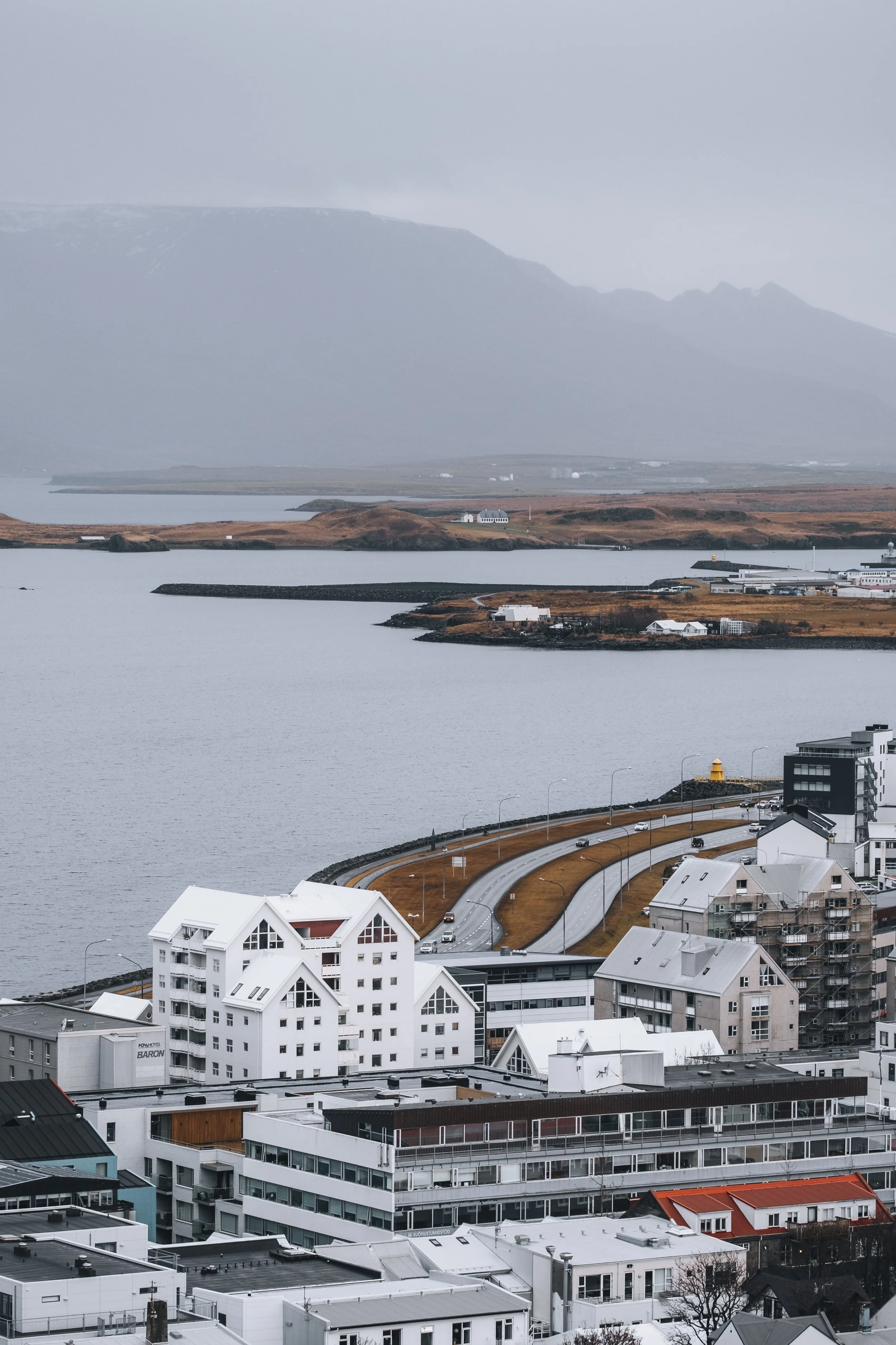 Iceland, Reykjavik. Light changes in 5min.