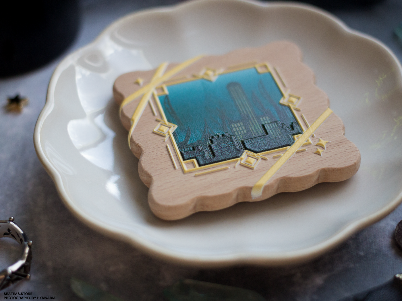 Wooden Amaurot Cookie Magnet — SeaTeas Store