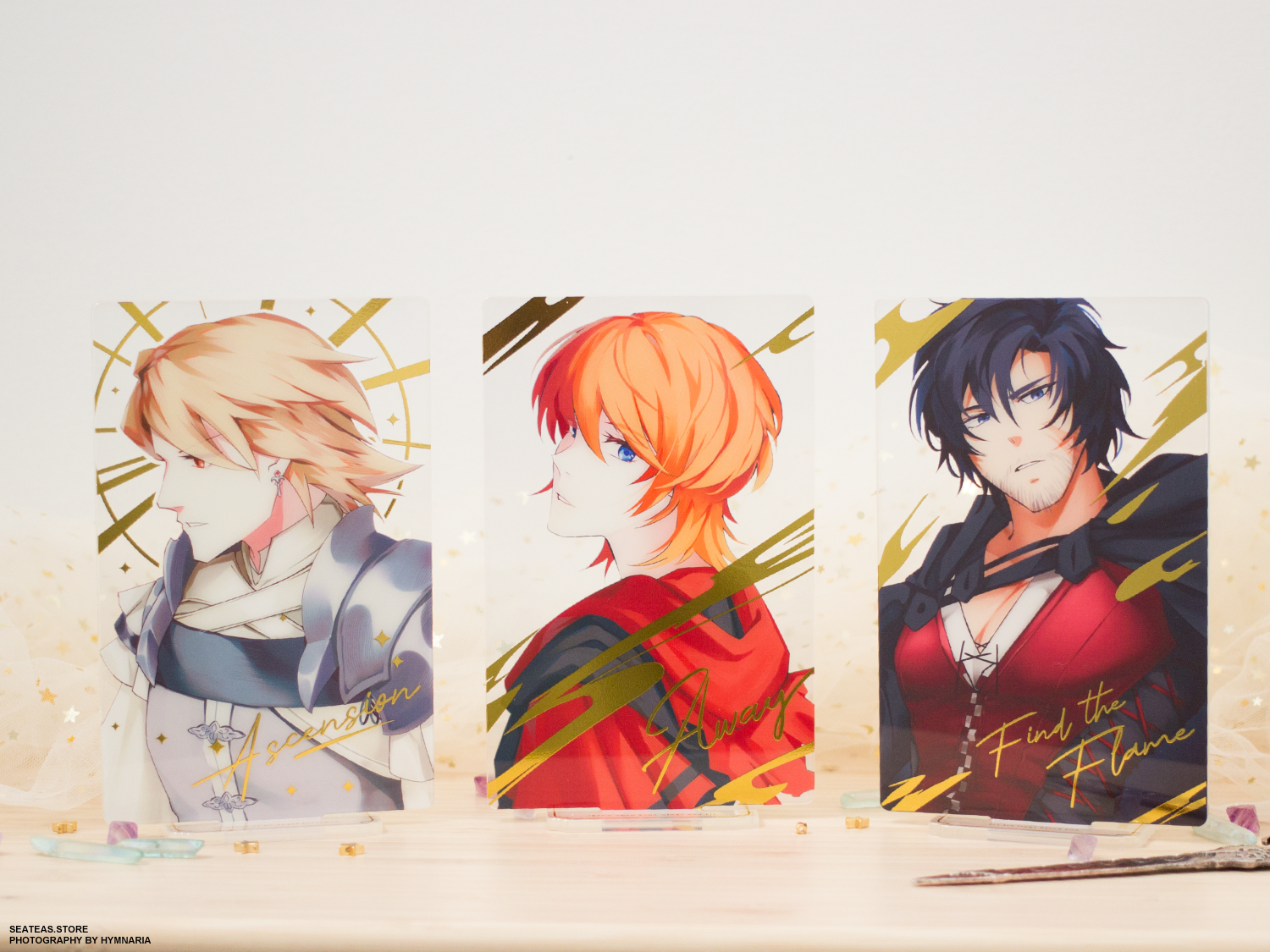 アクリルスタンド Eternal Revelation Triple Relic Tri-Disaster Holo Acrylic + Gold Foil Standee — SeaTeas Store