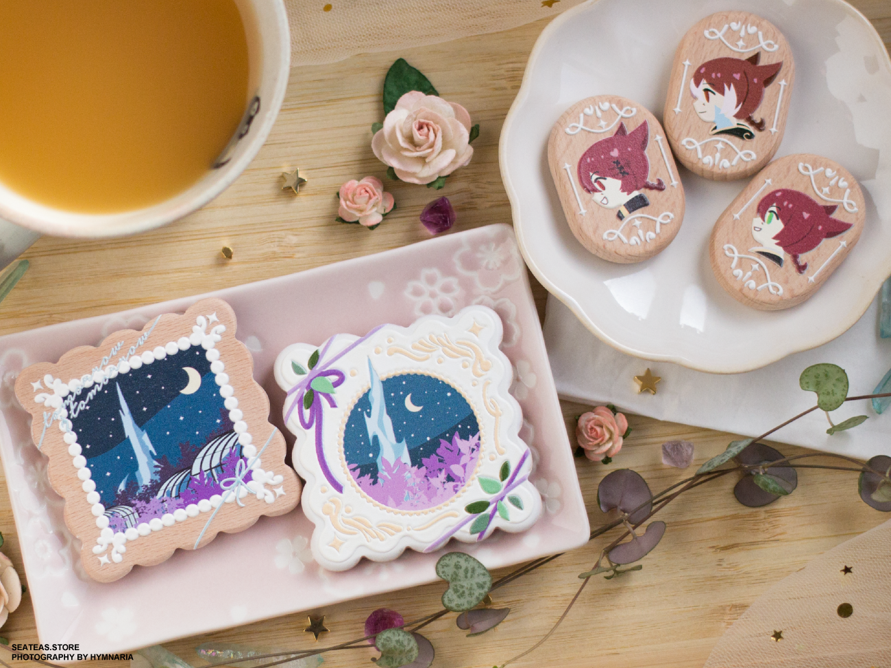 Wooden Amaurot Cookie Magnet — SeaTeas Store