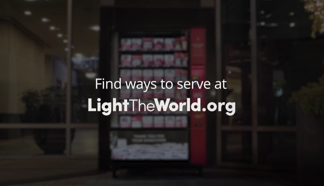 Light the World Giving Machines / Mesa Temple Lights