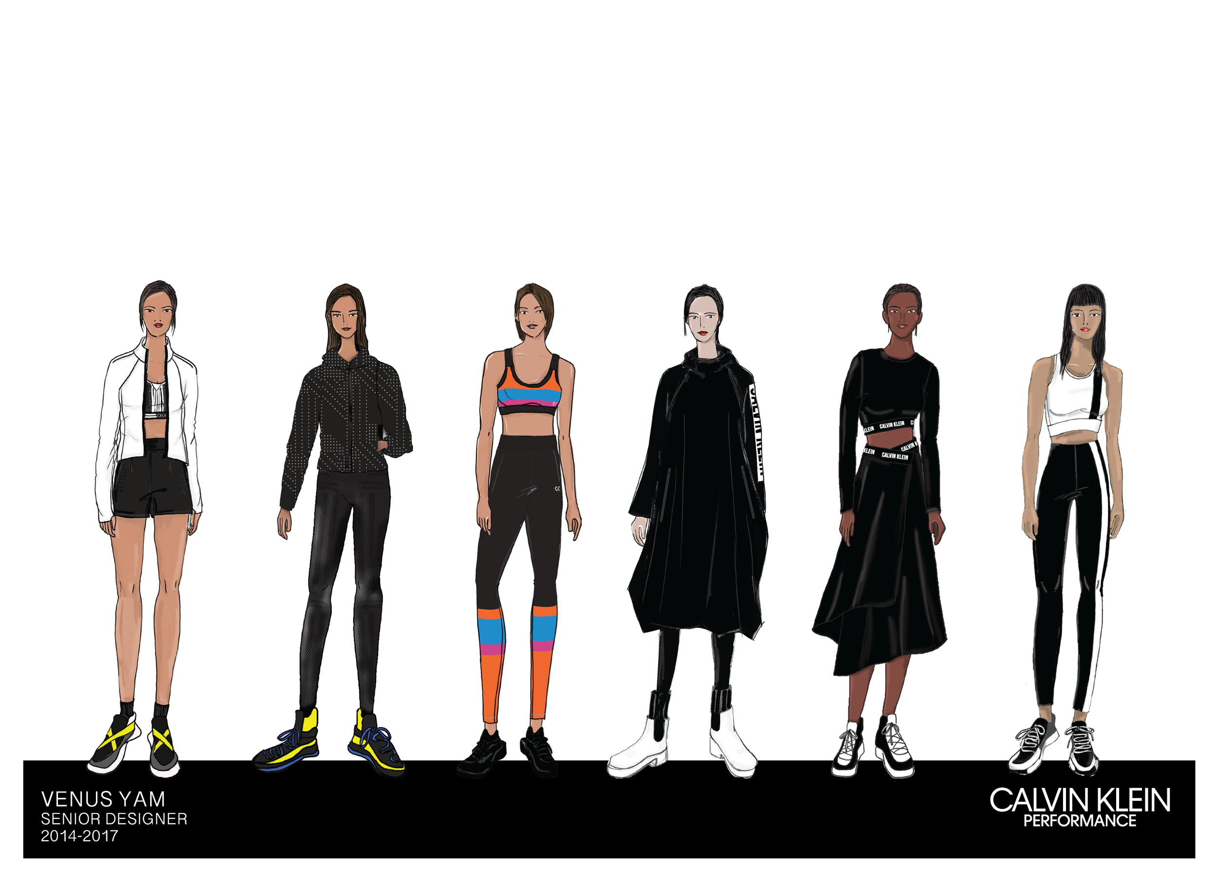 I was a senior designer at Calvin Klein Performance in Hong Kong from 2014 to 2017.