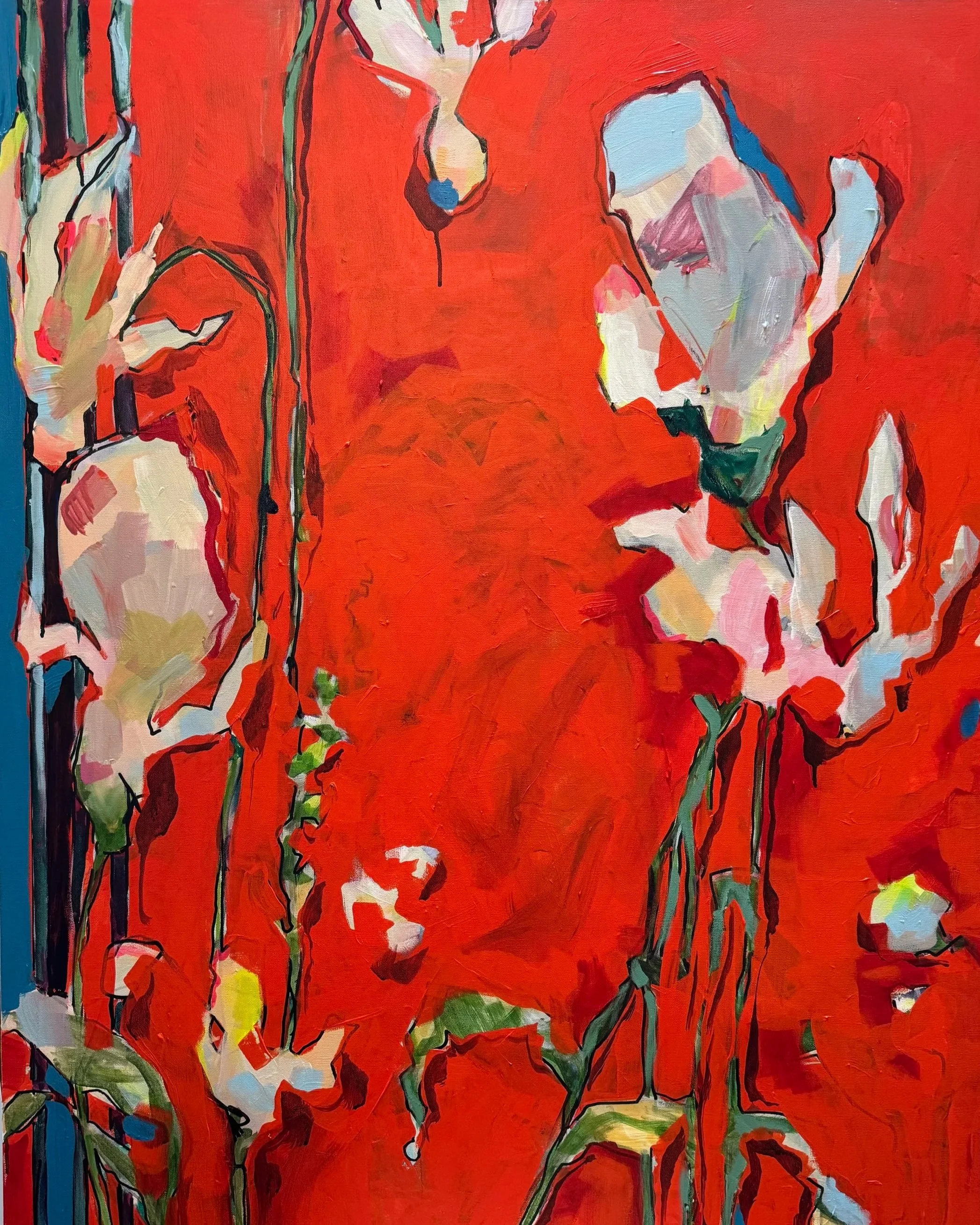 I'm Speaking | Acrylic mixed-media | 36x48in | exhibited at The Cavallo Gallery