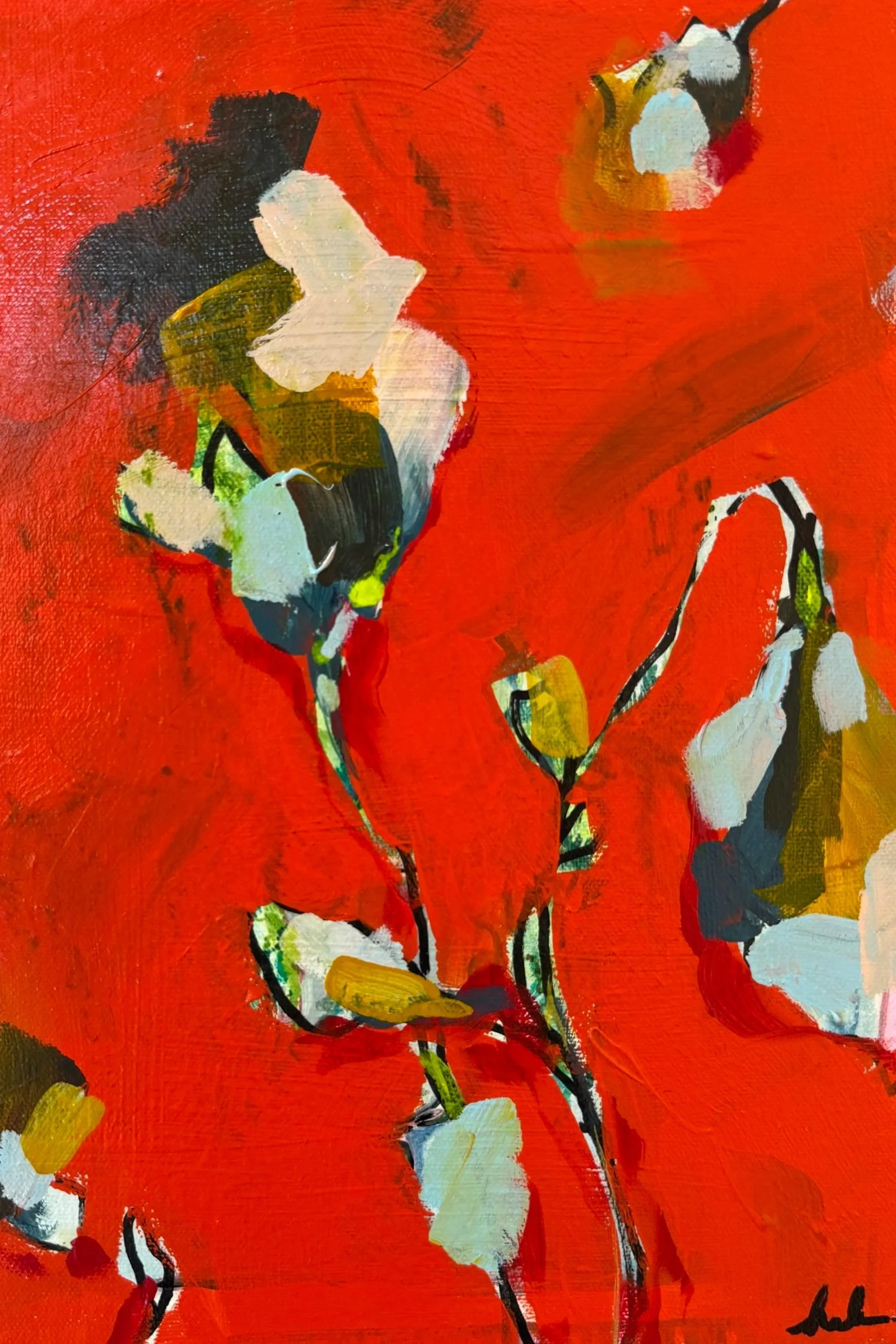 For Jenna | acrylic + mixed media | 11in x 14in