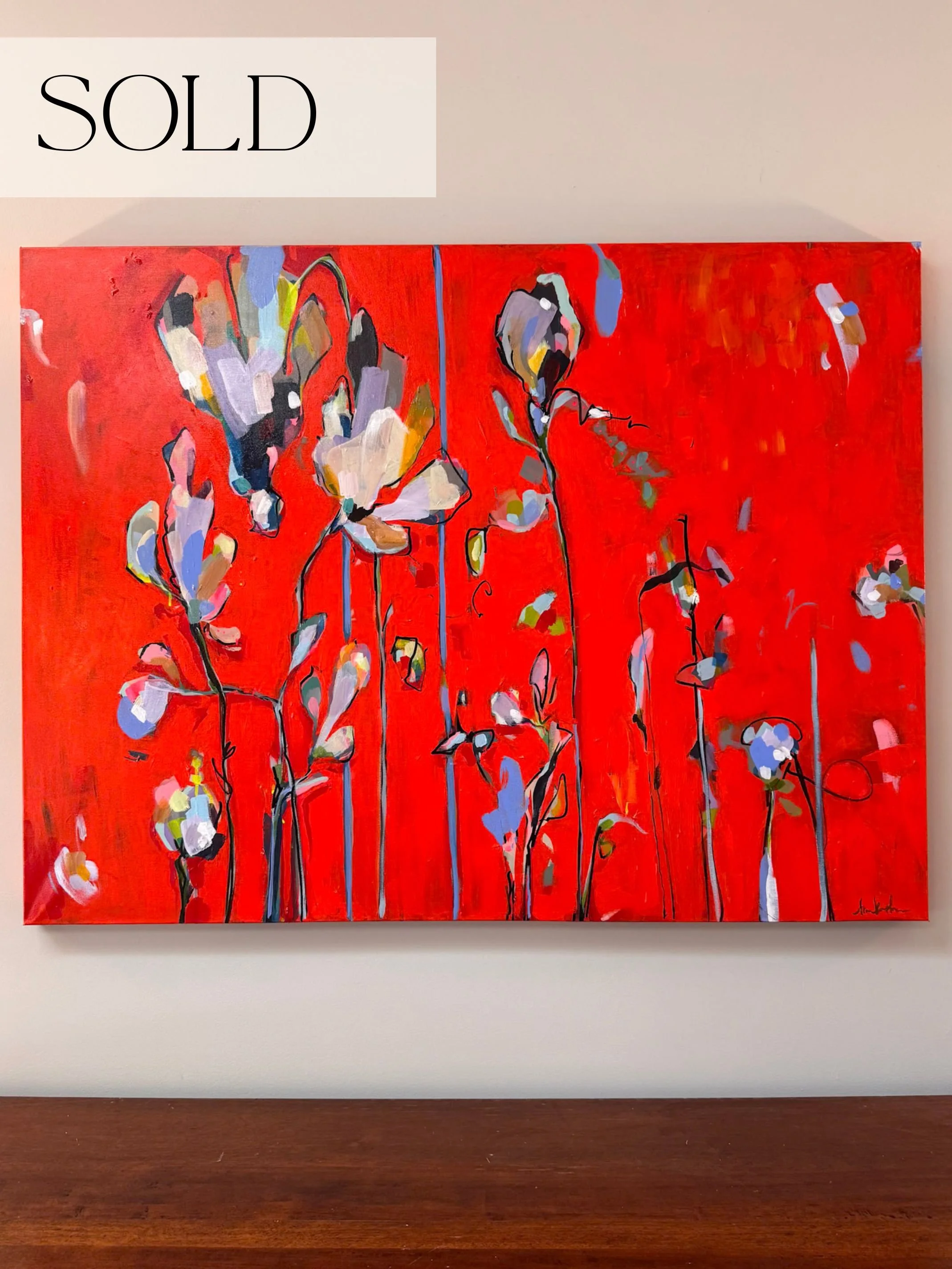 Confetti - 48in x 36in | Mixed Media on Canvas | 2026