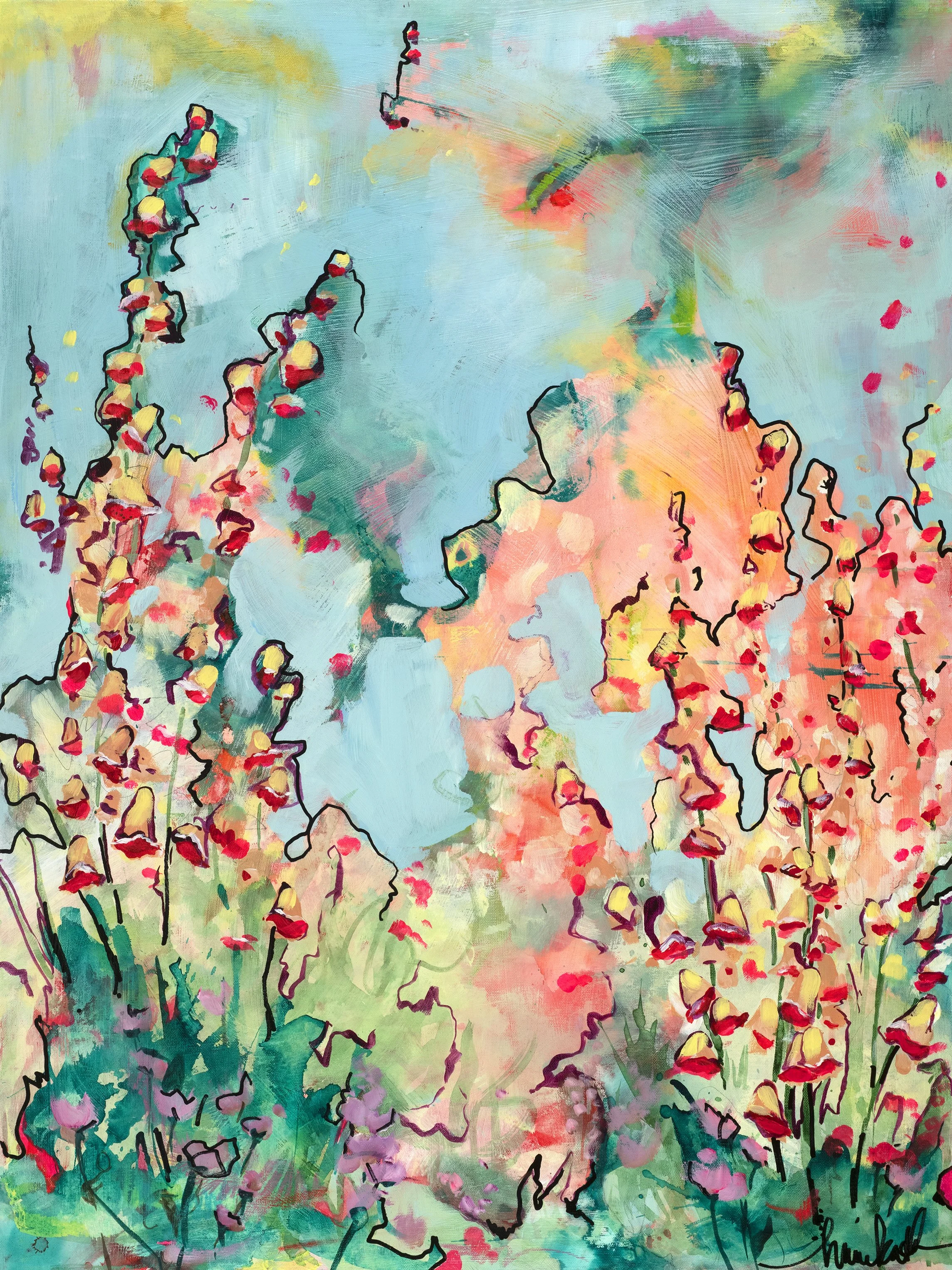 Wildflower Riot | Acrylic mixed-media | 30x40in