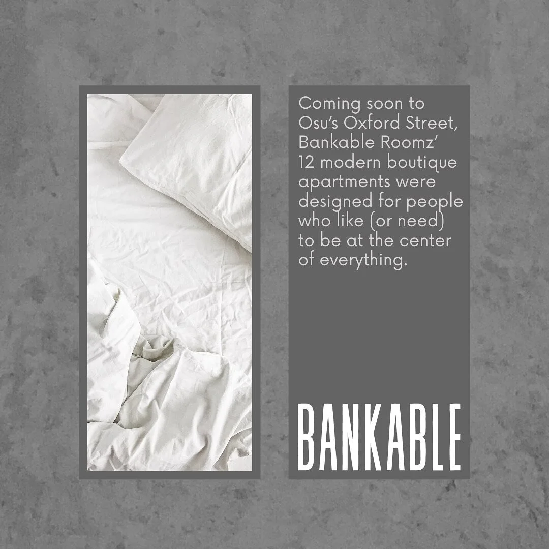Bankable Roomz Boutique Hotel &bull; Coming soon to Osu, Oxford Street, directly opposite Frankie&rsquo;s 
#bankableplace #bankableroomz
