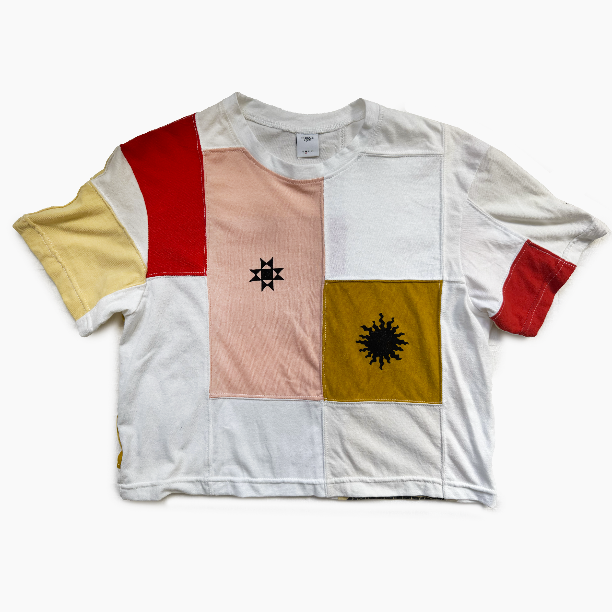 Ok Soup Studio X Delicate Cycle Cropped Tee - Medium