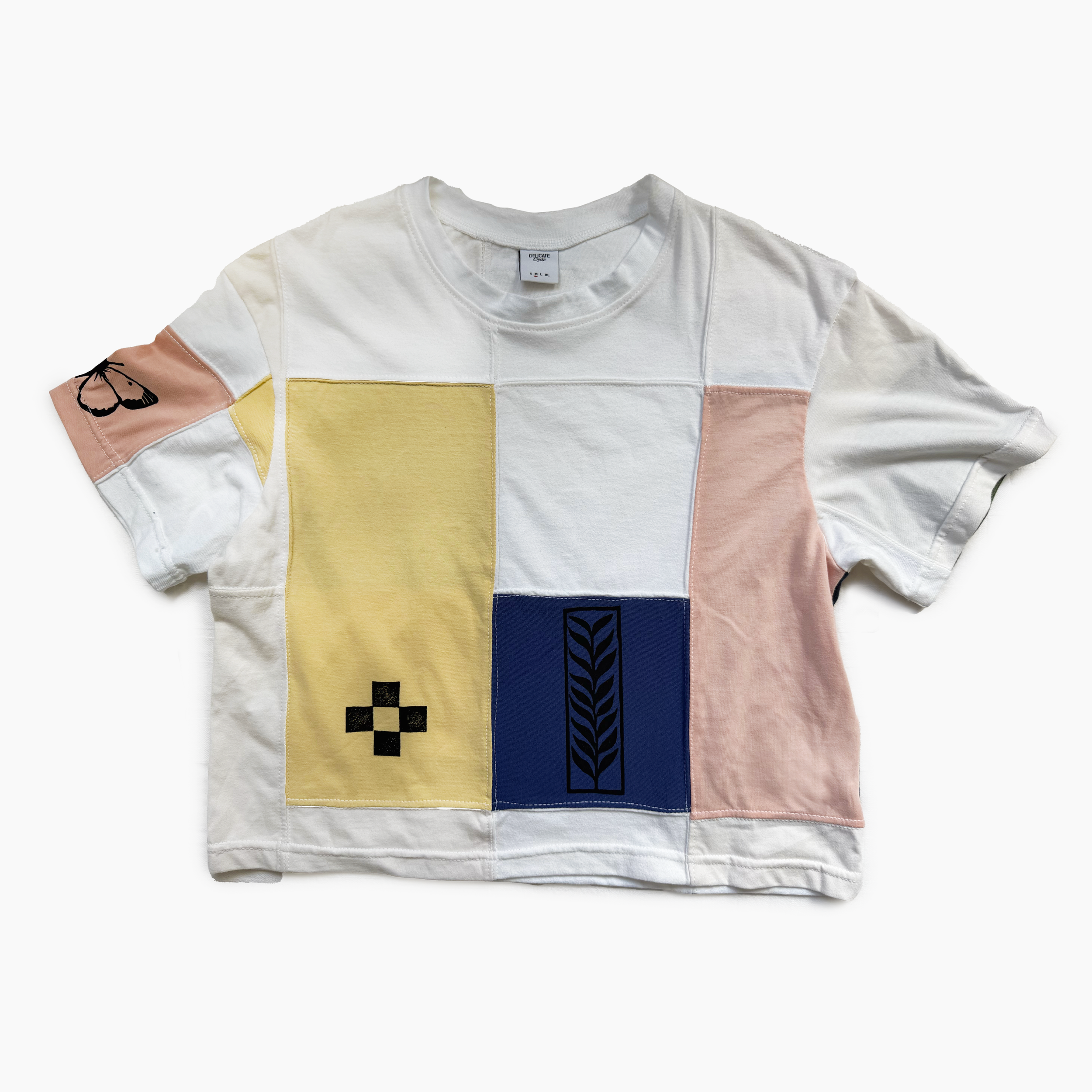 Ok Soup Studio X Delicate Cycle Cropped Tee - Medium