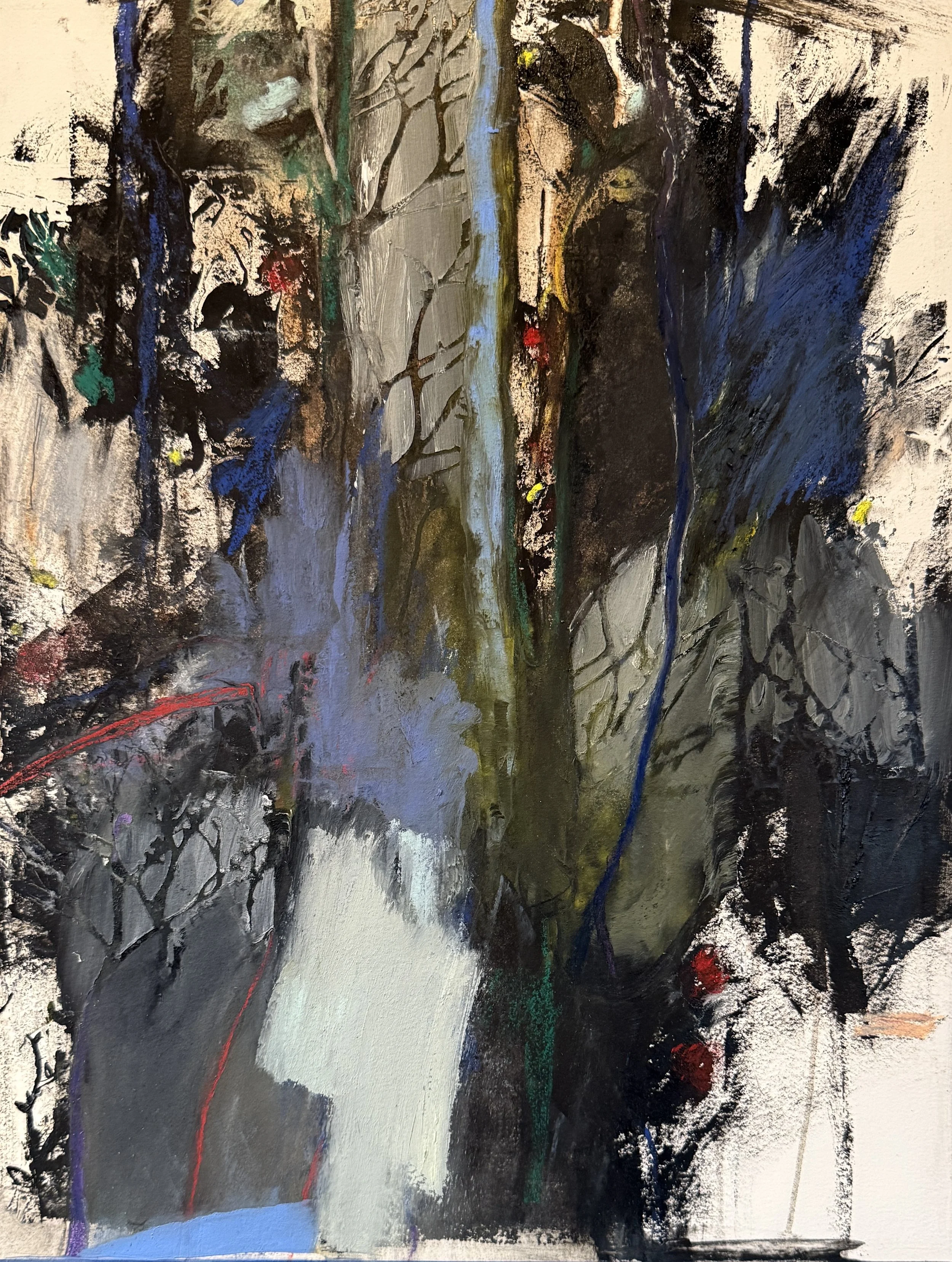 #59 "Blackbird"
30" x 22"
Oil & Cold Wax on Arches Oil Paper
Interested? Reach out to patfrederickstudio@gmail.com 