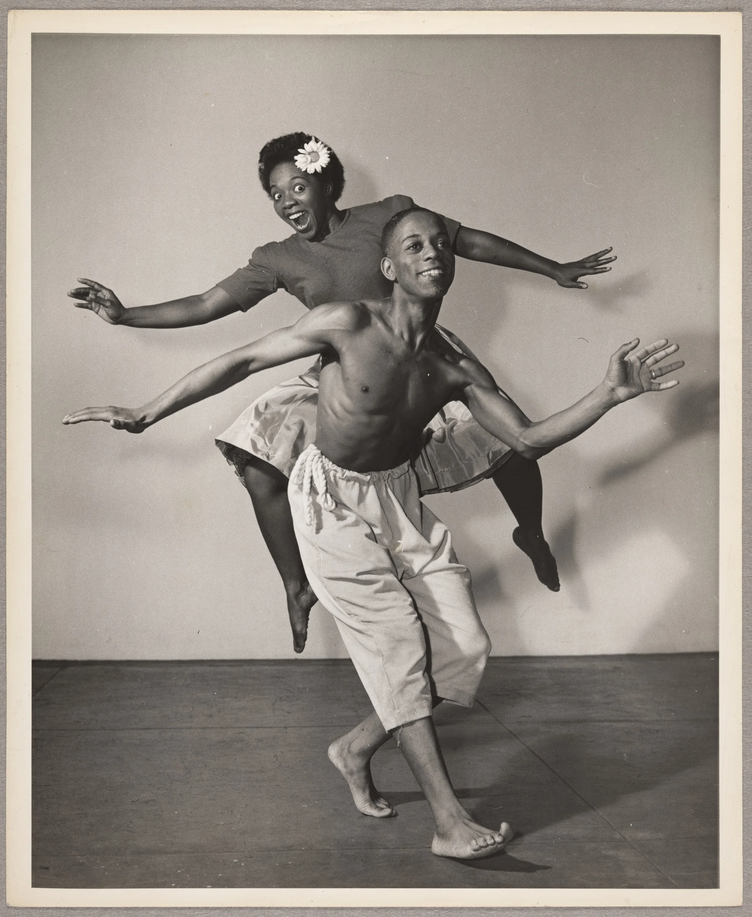 1947, Joe Nash and Pearl Primus in “Playdance.”

By Gerda Peterich
Joe Nash Black Dance Photograph Collection 
Photographs and Prints Division. Schomburg Center for Research in Black Culture. The New York Public Library, Astor, Lenox, and Tilden Foun