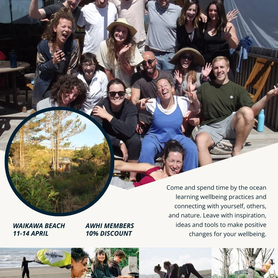 Catch the tail end of summer....just a few spaces left on our April 11-14 retreat. Some amazing people coming with lots of very cool activities planned.