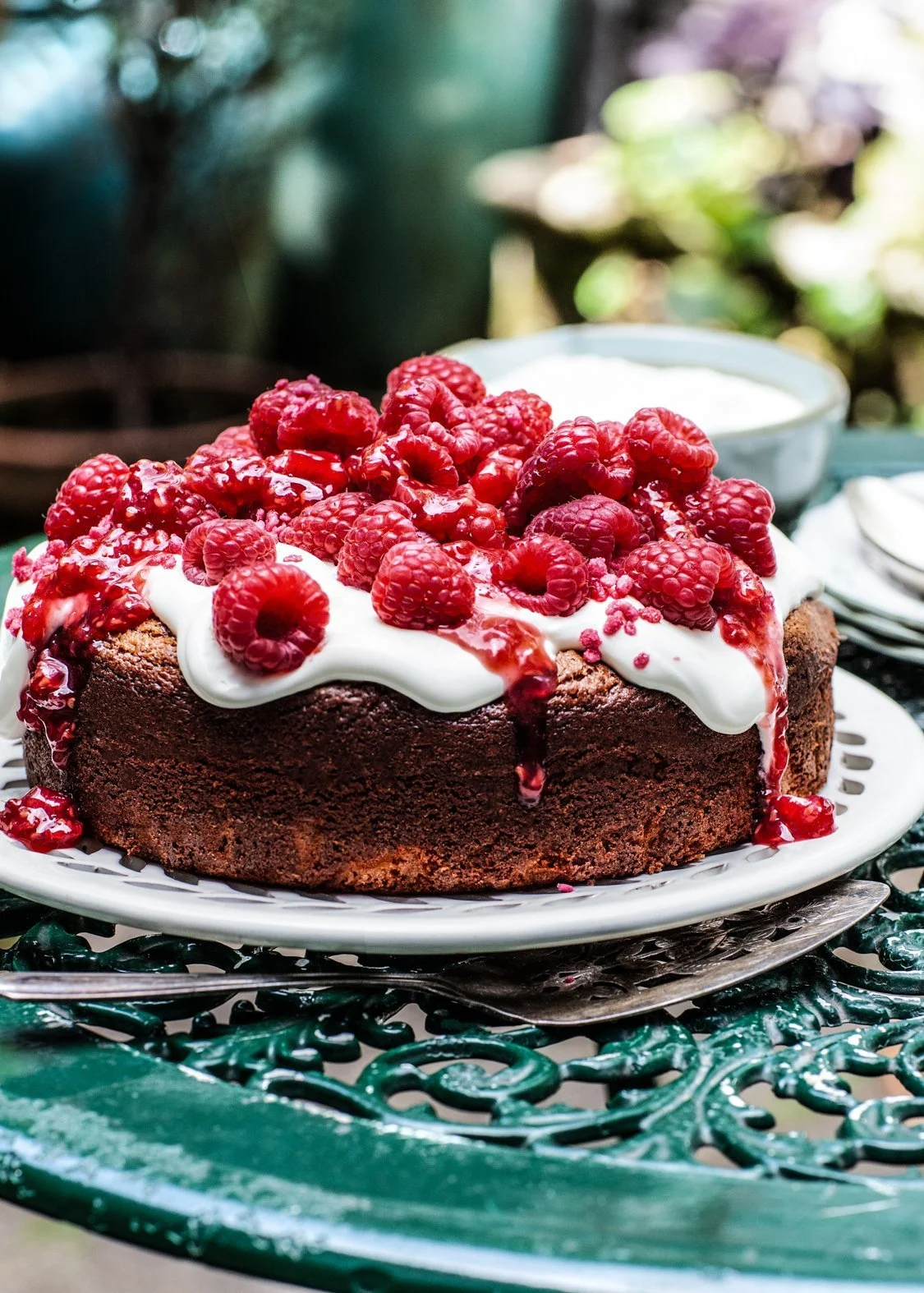 Yoghurt + Rosewater Cake