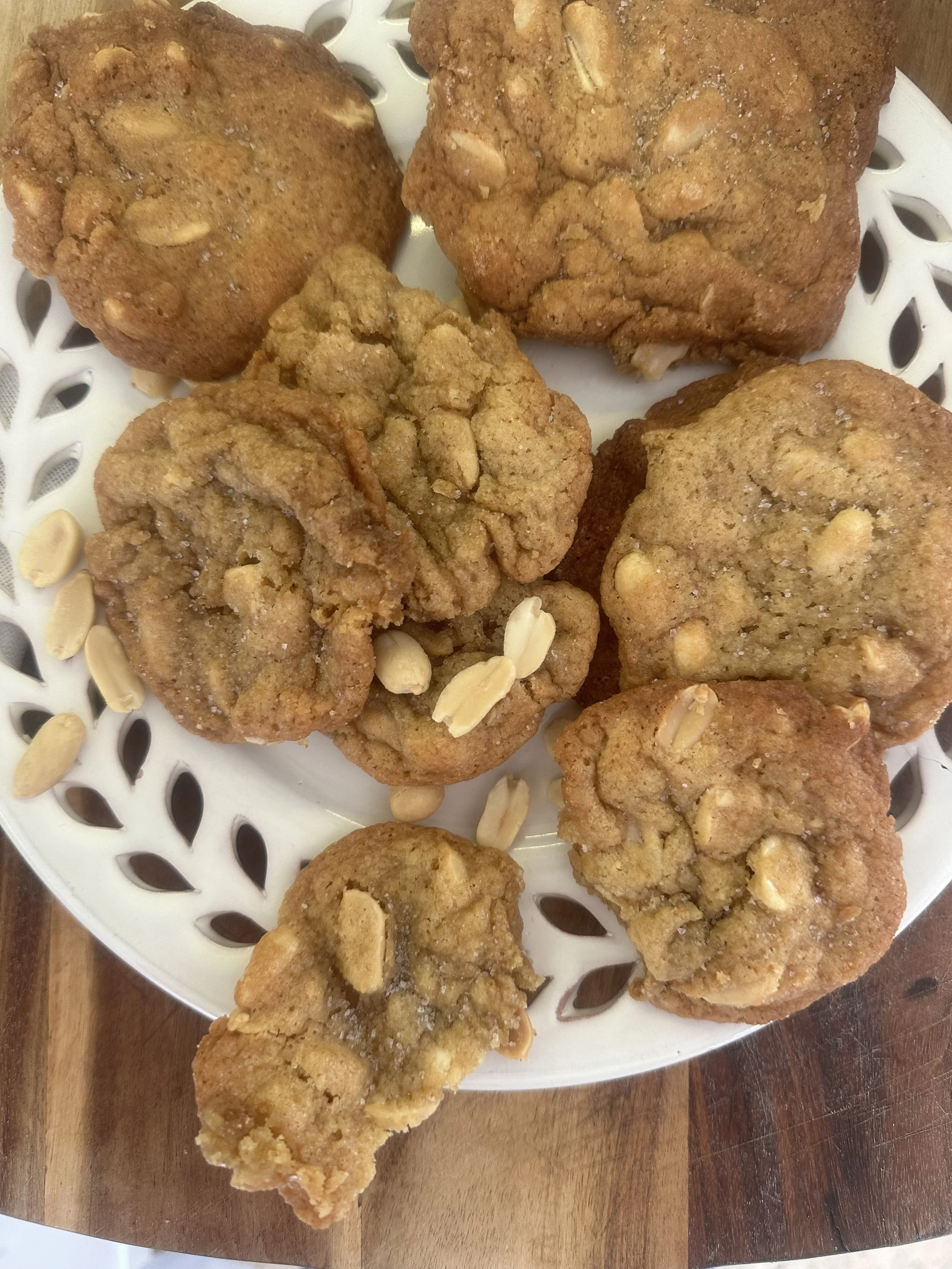 Salted Peanut Cookies