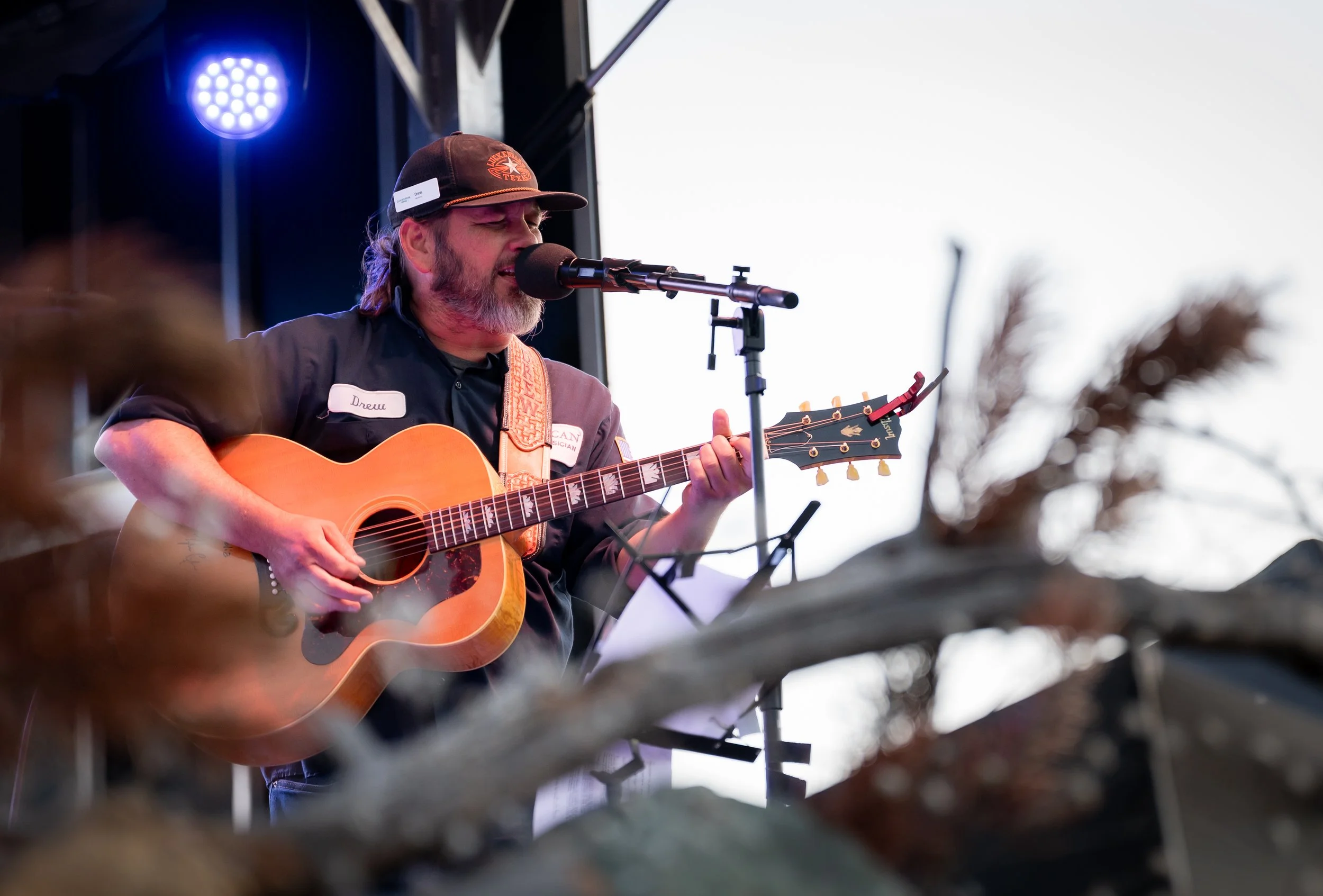 Robert Hall with Drew Landry