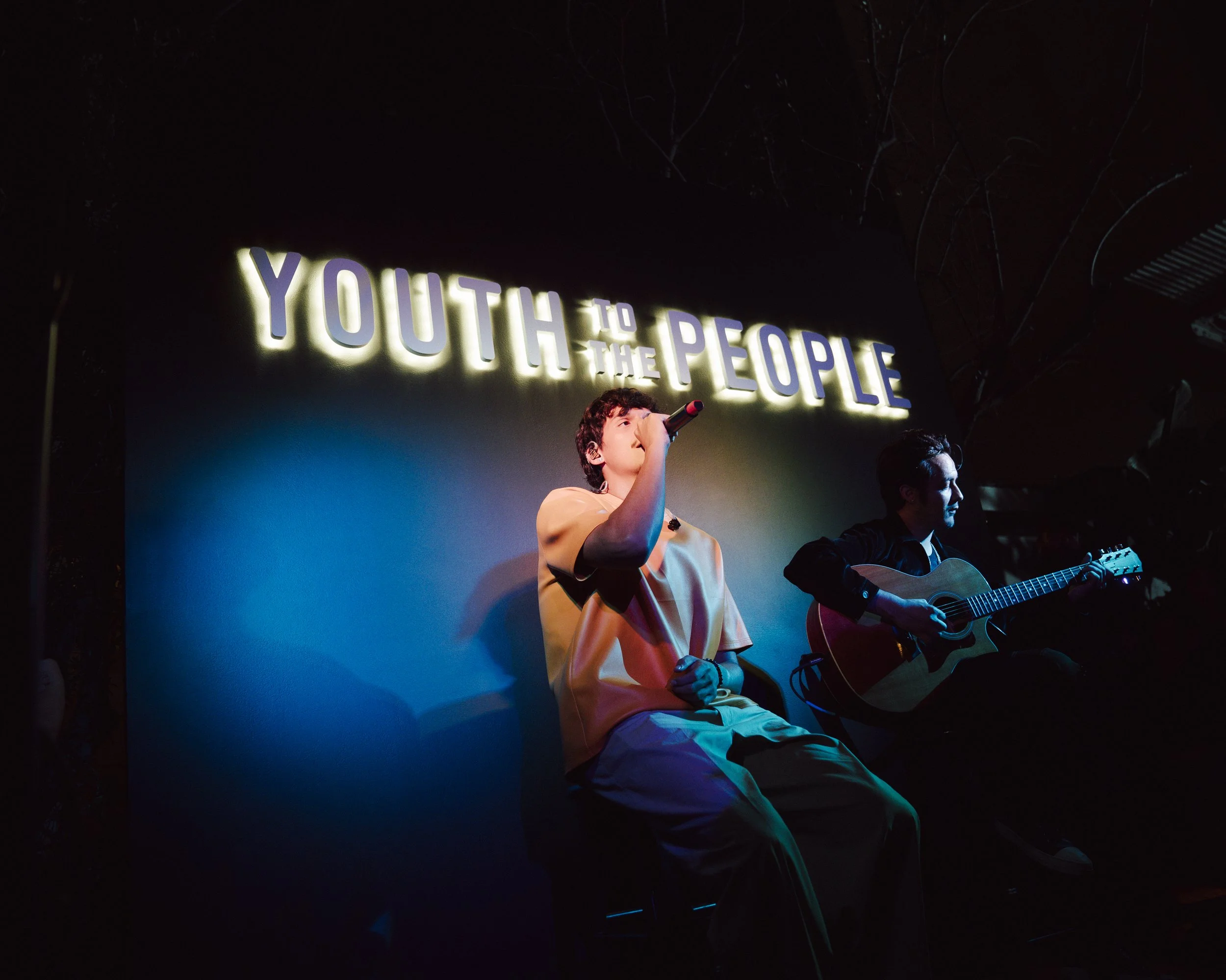 Client: Youth to the People
Event: Omar Apollo partnership announcement + private concert, product re-launch party
Attendees: 400+
Set designer: Jason Jensen
