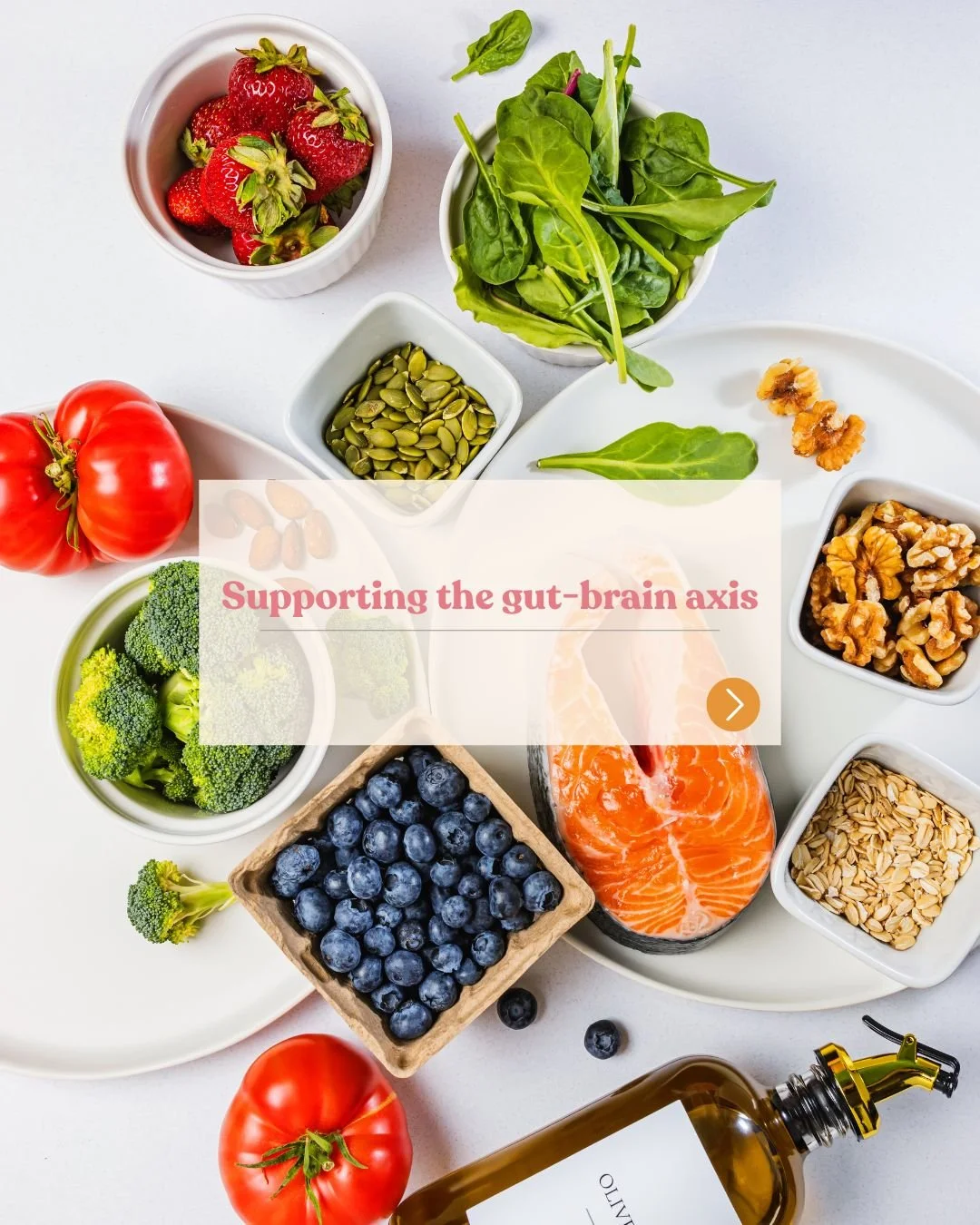 Supporting your gut-brain axis 🧠 🧡

Your gut and brain are constantly talking to each other, so how you move, breathe, and manage stress has a big impact on both mood and digestion.

Here are three gentle ways to nurture that connection:

1️⃣ Mind-