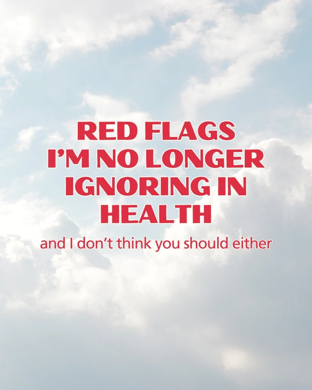 Let&rsquo;s be clear.

This isn&rsquo;t about fear. It&rsquo;s about awareness.

So many of the patterns I see in clinic are brushed off as:

〰️ Just stress
〰️ Just motherhood
〰️ Just ageing
〰️ Just busy
〰️ Just how I am

But subtle imbalances compou