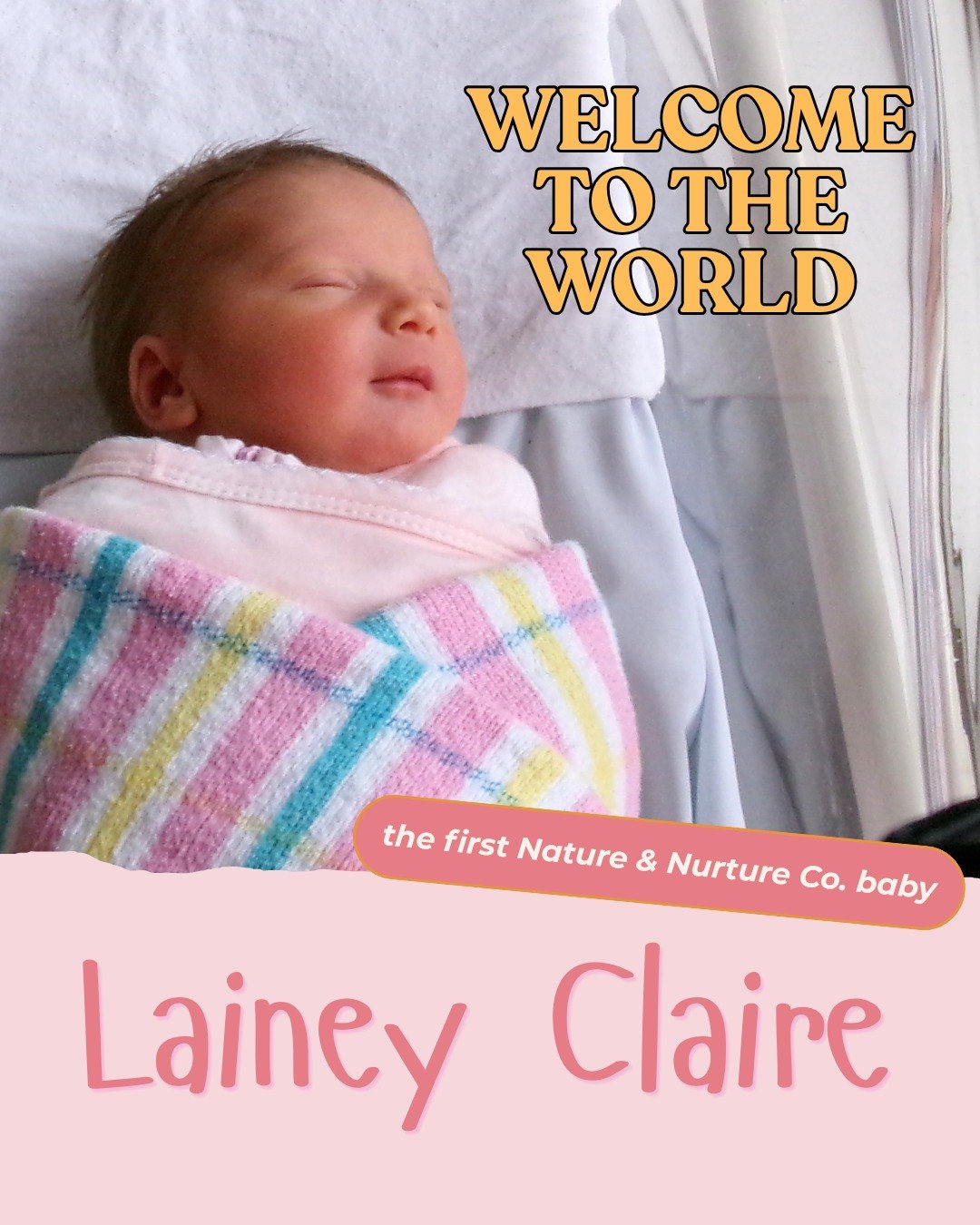 The very first Nature &amp; Nurture Co. baby has arrived, and I am just so over the moon for this family 🥰

I had the privilege of supporting this beautiful mumma before she fell pregnant, through her pregnancy, and now I get to walk alongside her i