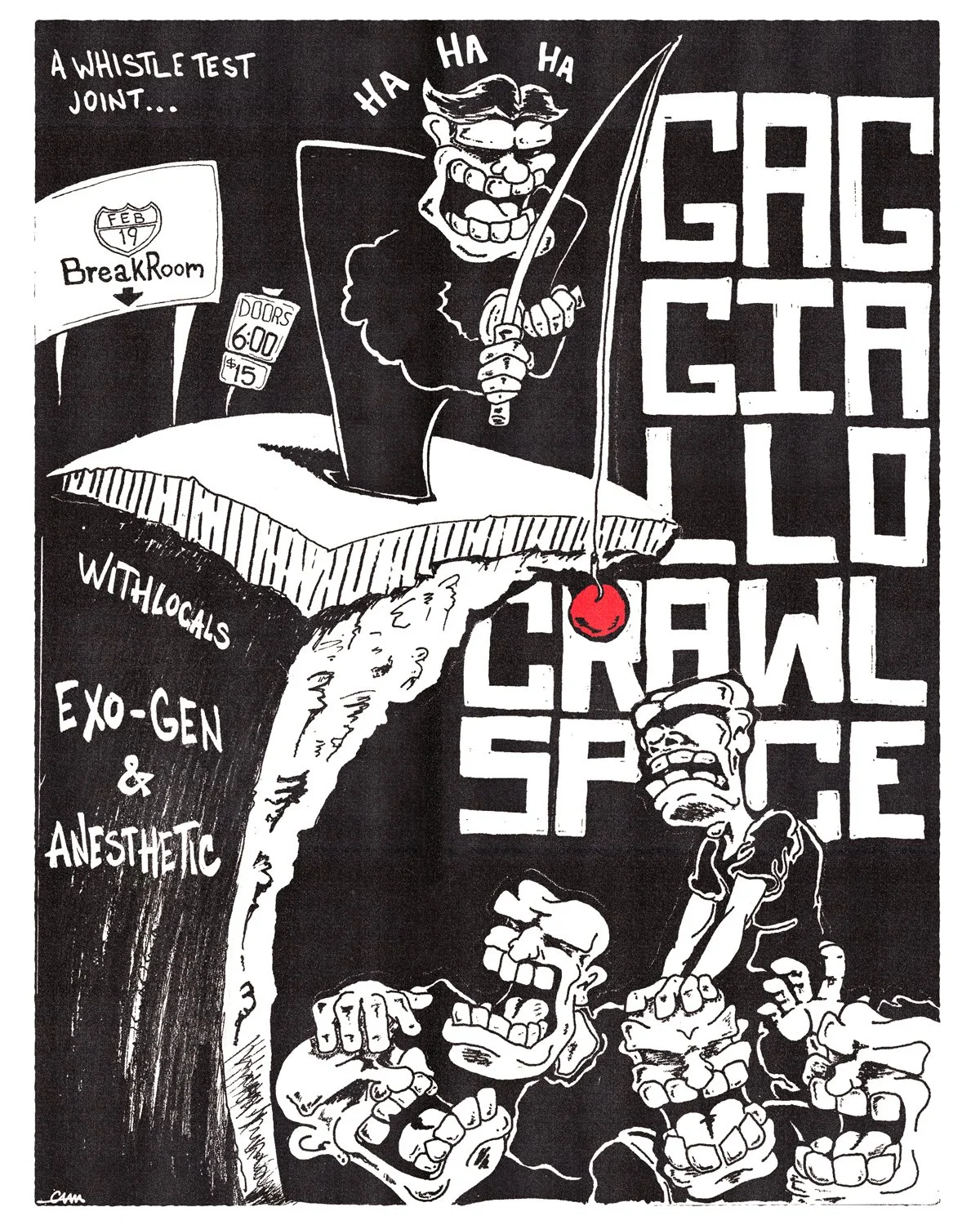 GAG | GIALLO | CRAWL SPACE | EXO-GEN | ANESTHETIC