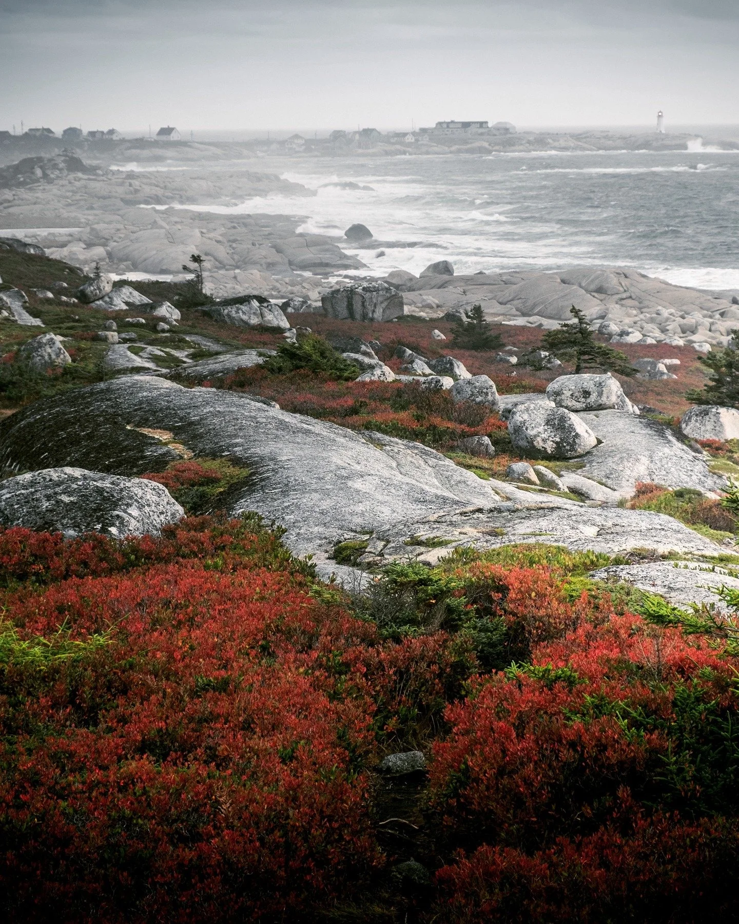 Fab fall flair on a cool &amp; craggy coast.

That's #novascotia, baby.

#vacationlikeyoumeanit #atlanticcanada #travelcanada
