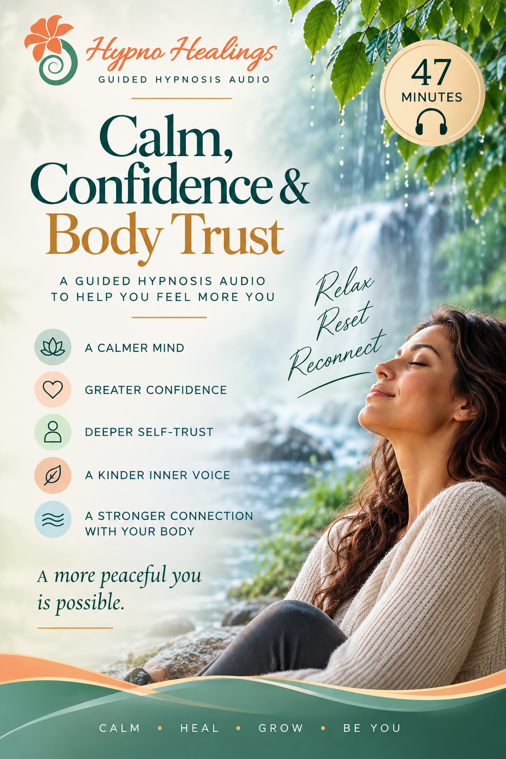 Calm, Confidence & Body Trust - Guided Hypnosis Audio