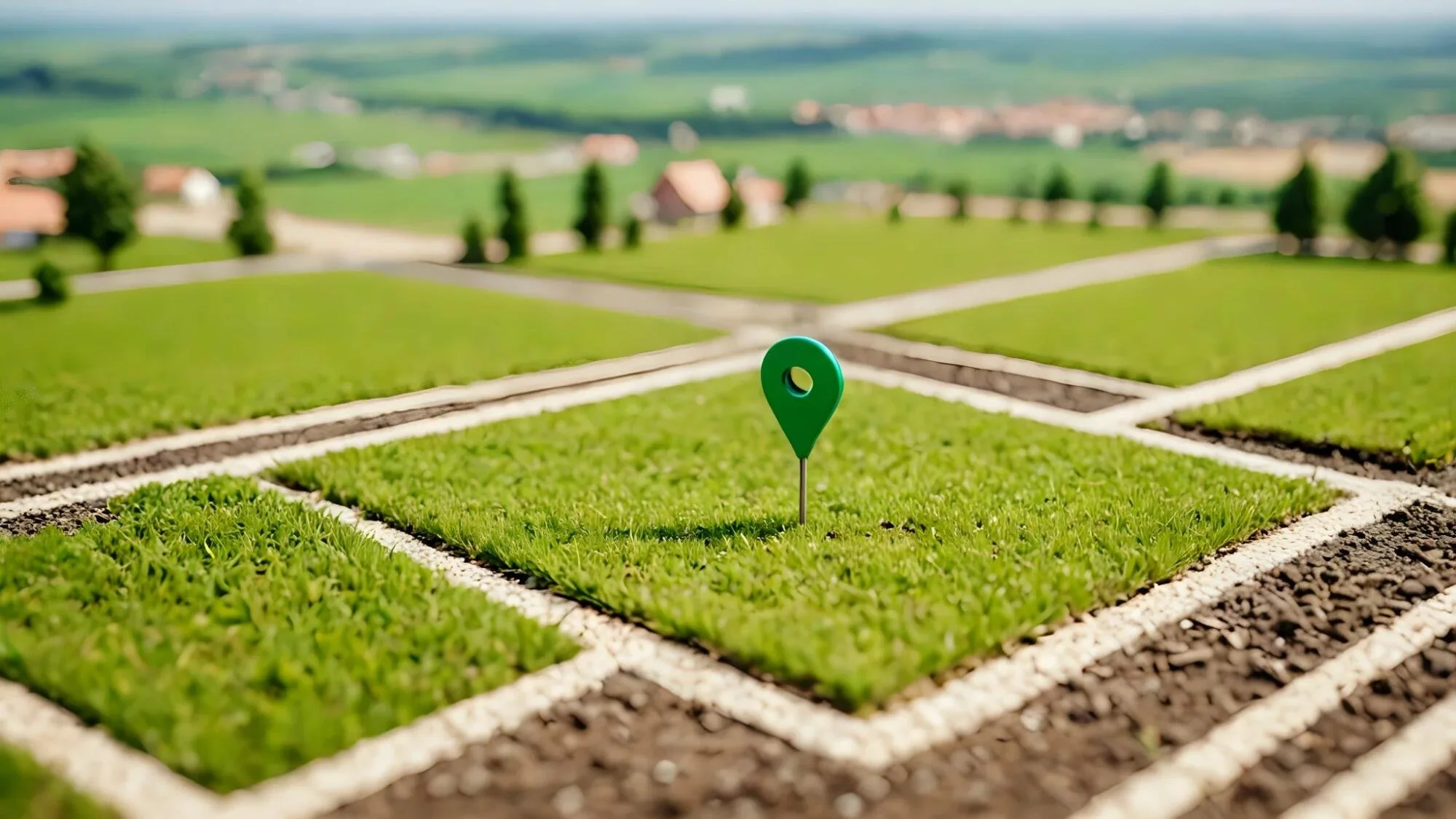 Subdivided vacant land in North Lawndale with complex lot configurations