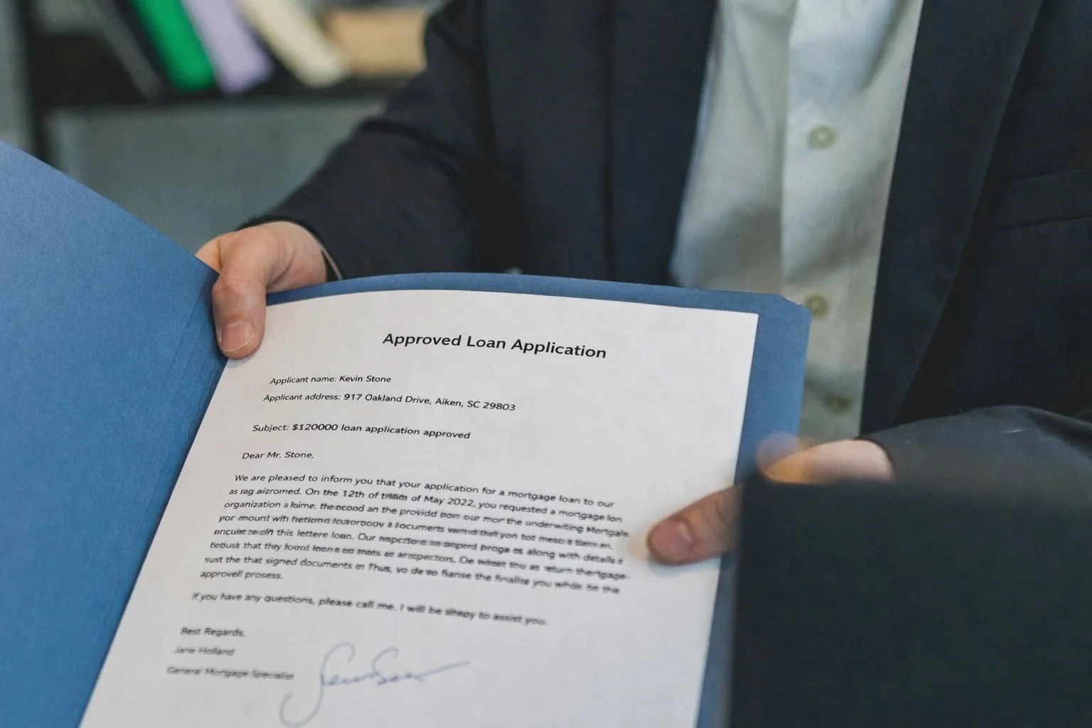 Approved loan modification application by Chicago homeowner behind on mortgage