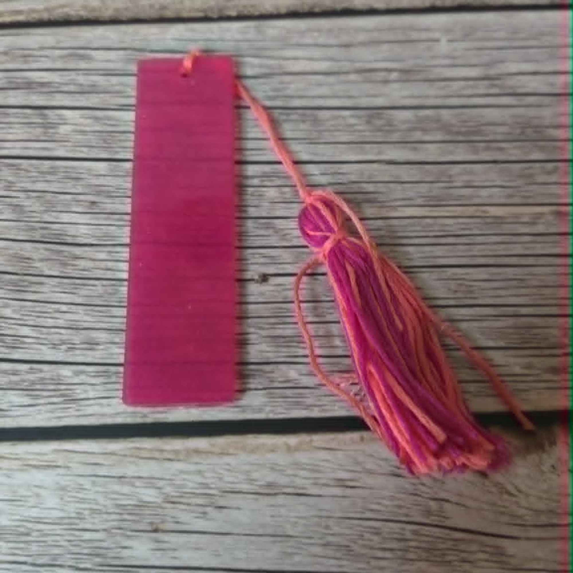 Resin Bookmark with Handmade Tassel