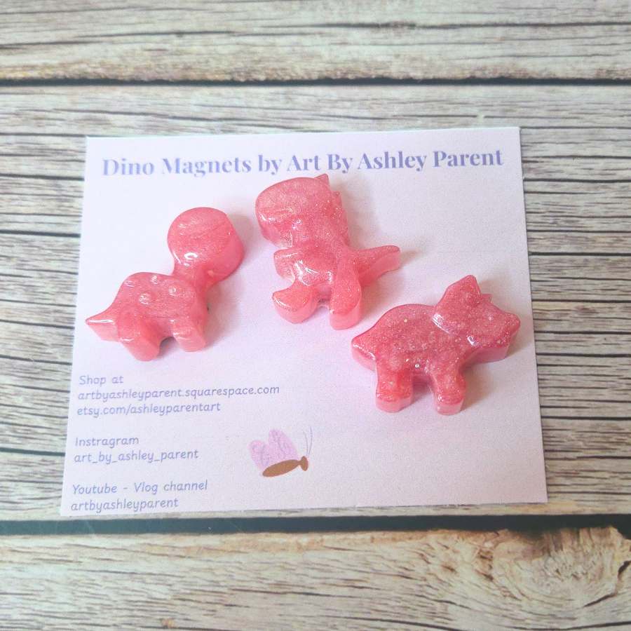 3 - Piece Dinosaur Magnet Set