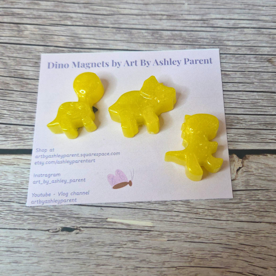 3 - Piece Dinosaur Magnet Set