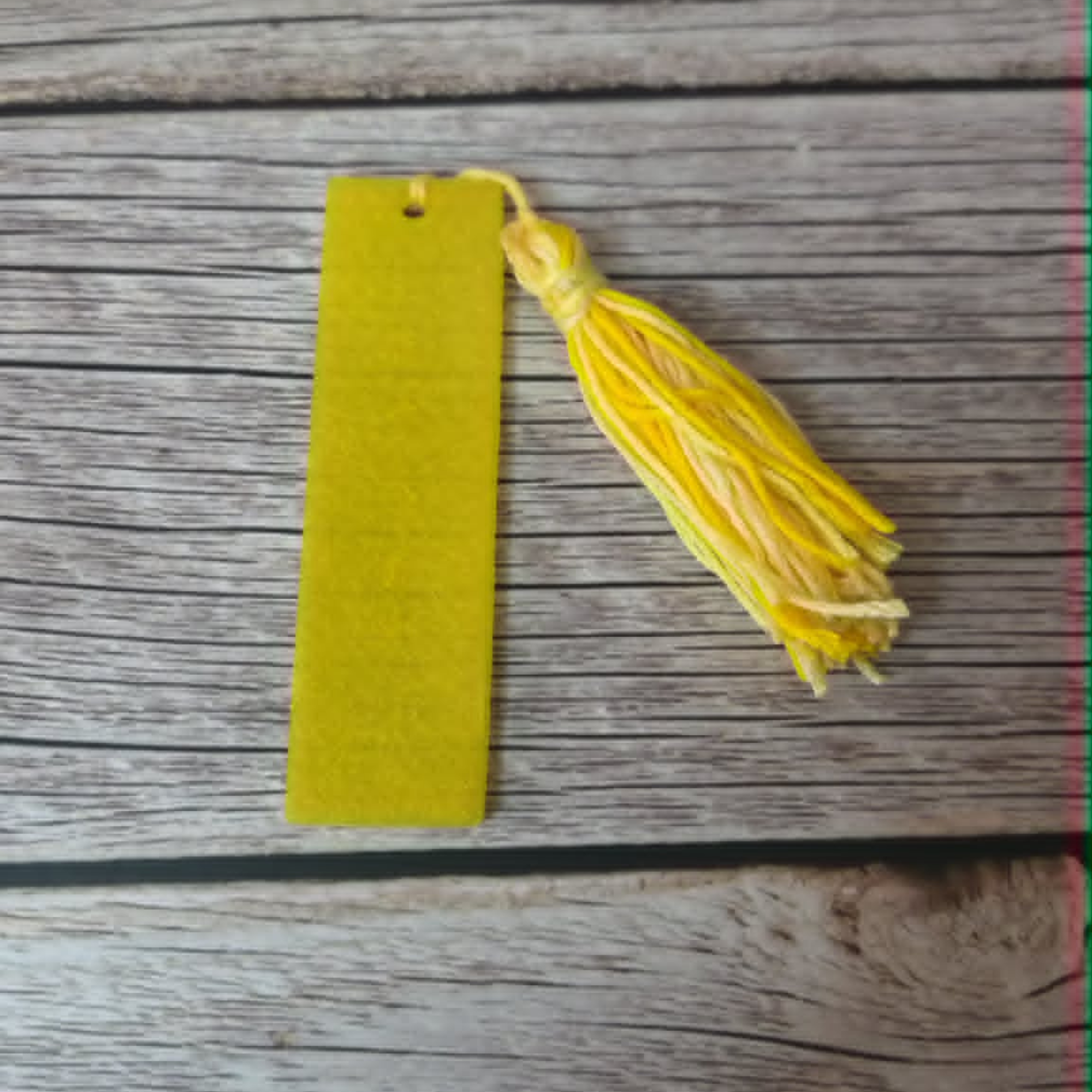 Resin Bookmark with Handmade Tassel