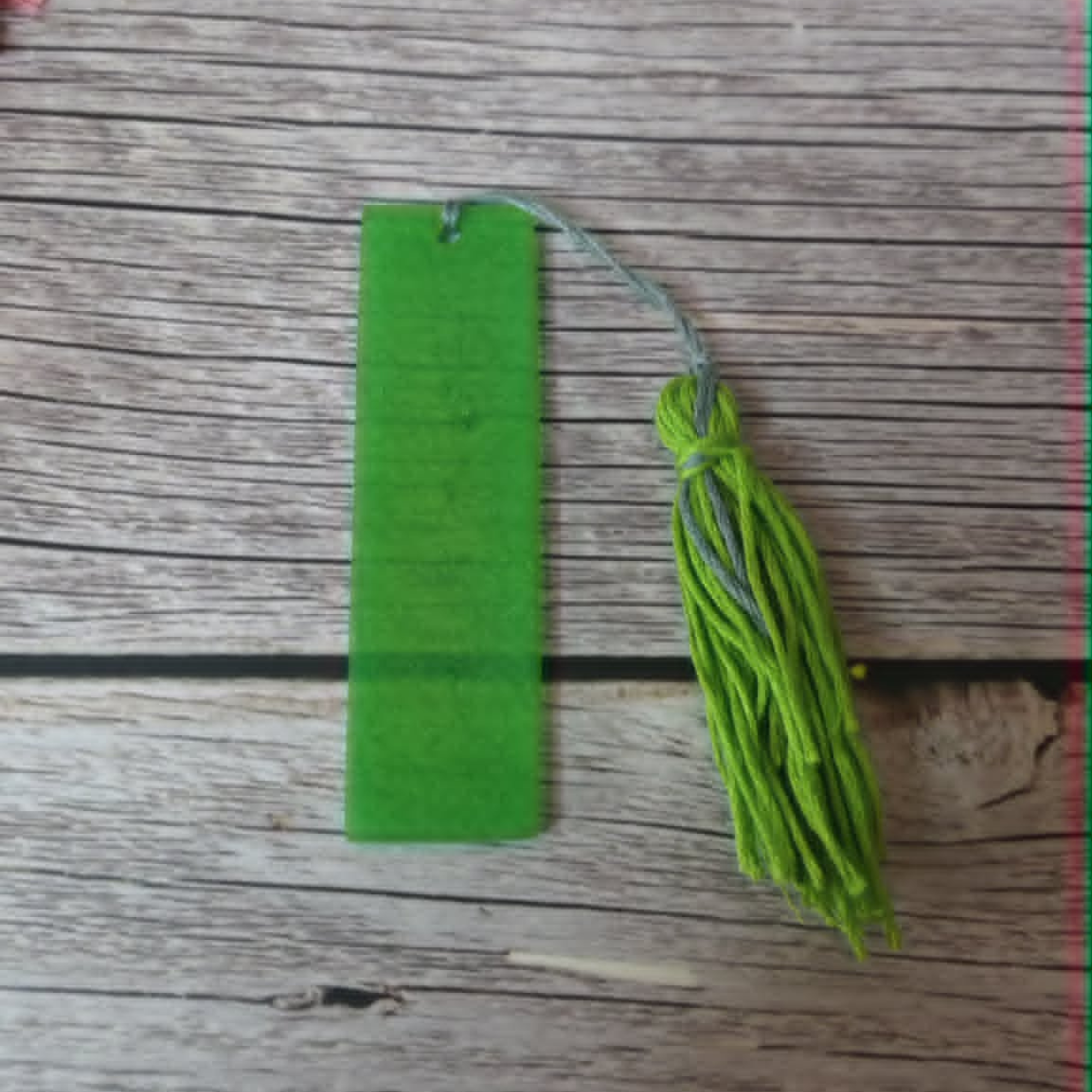 Resin Bookmark with Handmade Tassel