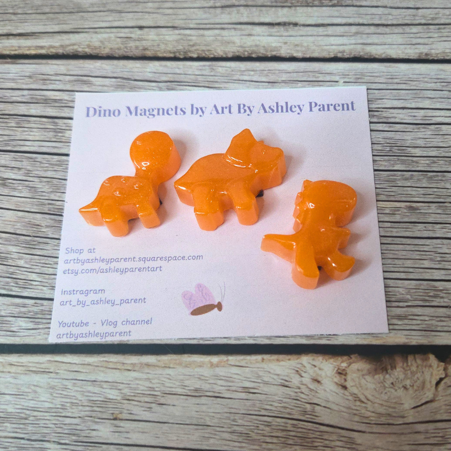 3 - Piece Dinosaur Magnet Set