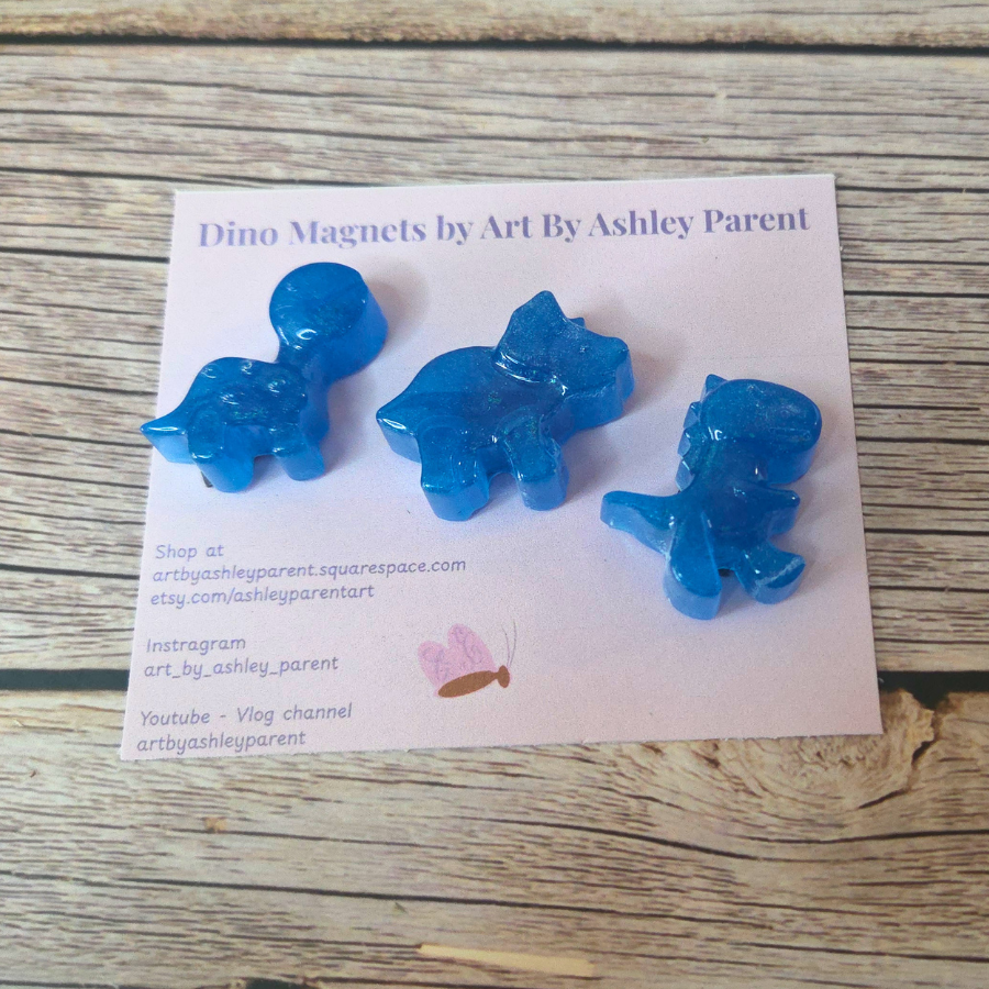 3 - Piece Dinosaur Magnet Set