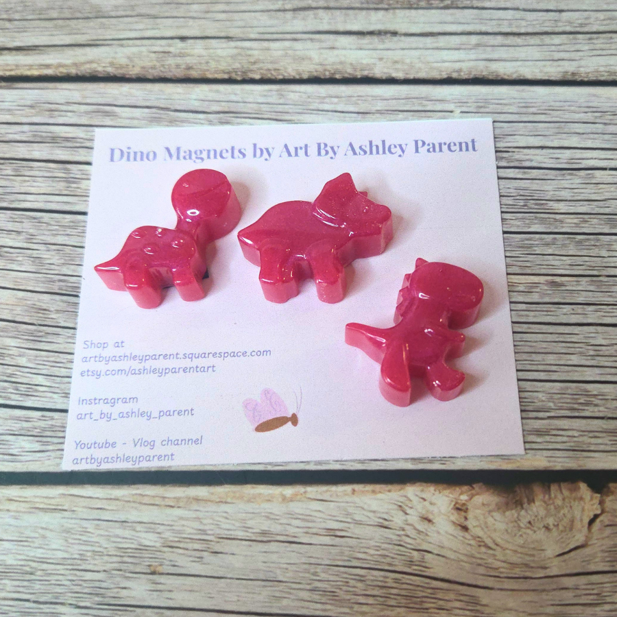 3 - Piece Dinosaur Magnet Set