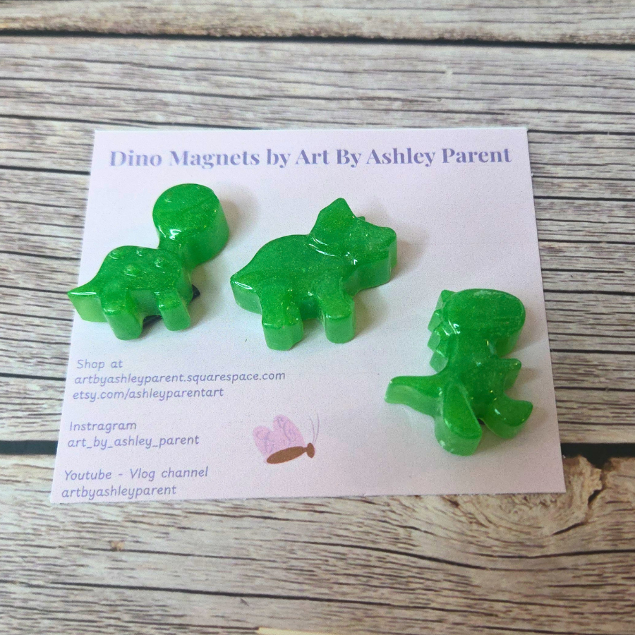 3 - Piece Dinosaur Magnet Set
