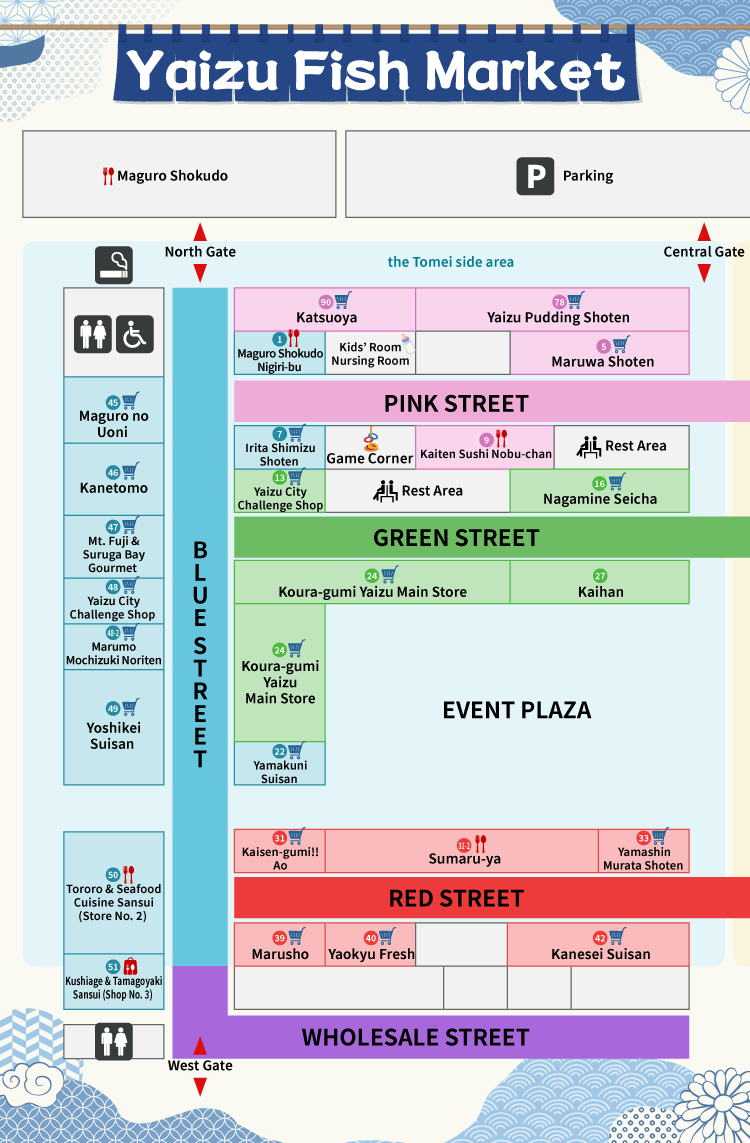 Sakana center map(EN-L)