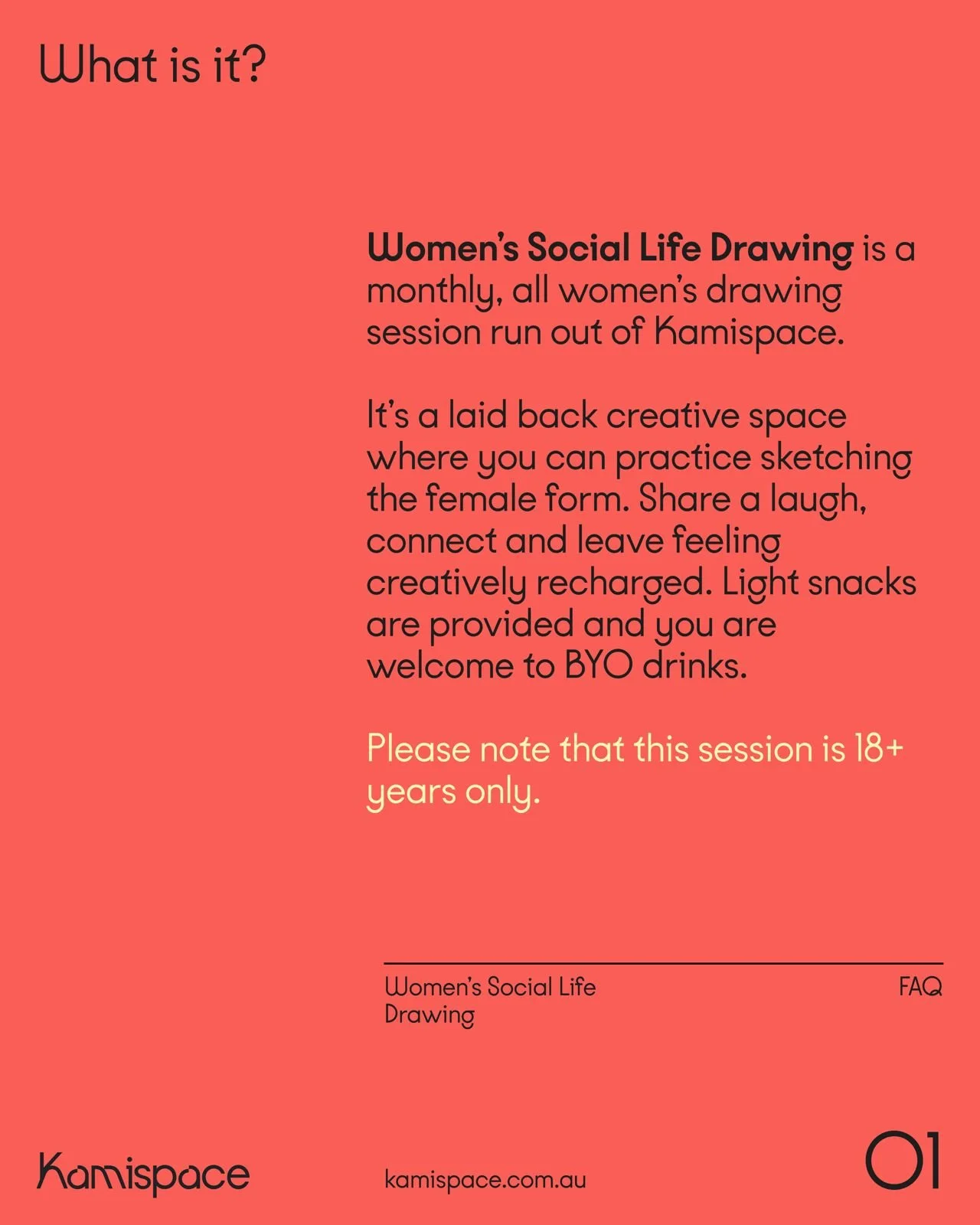 What is it? Women's social life drawing information
